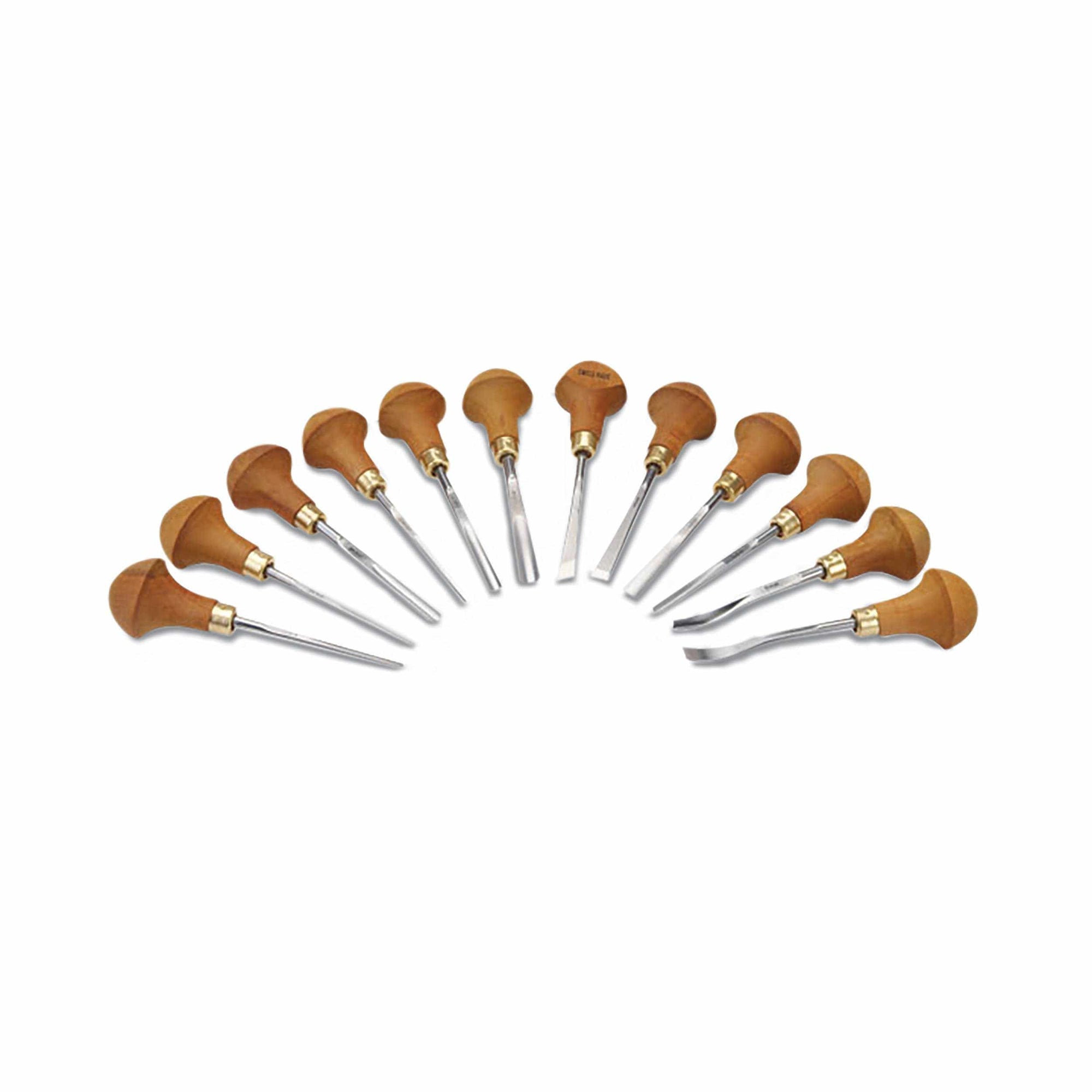 Carving Tool Palm Handled Set 12 piece alt 0