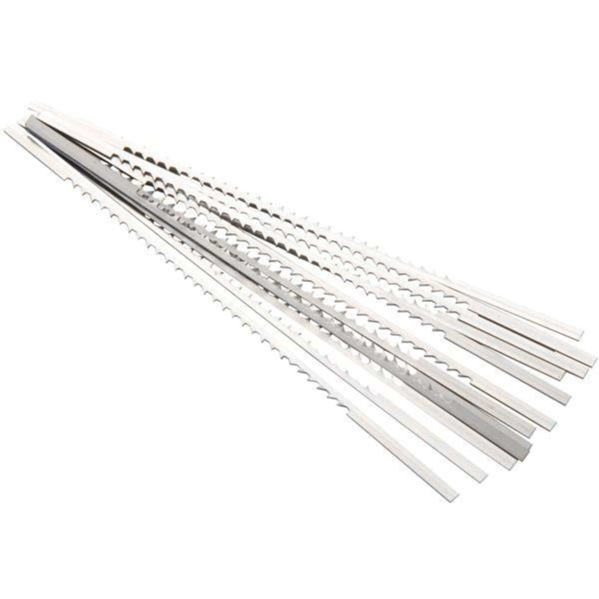 Reverse Tooth Scroll Saw Blade - .012" x .029" x #2R x 20/14 TPI - 12 Pack alt 0