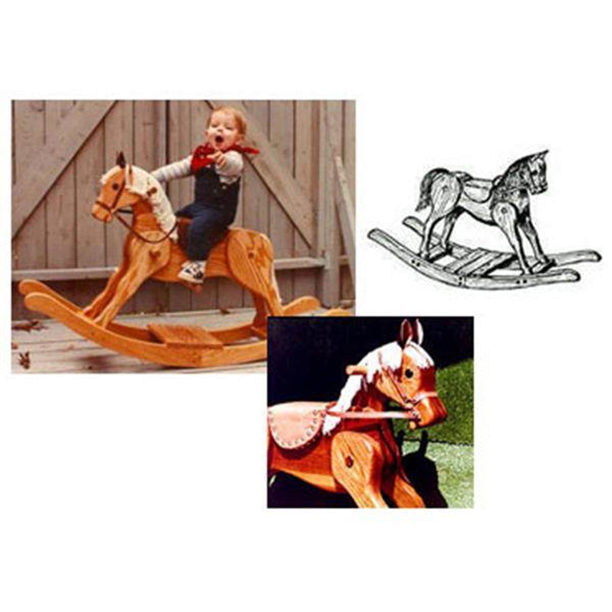 Woodworking Project Paper Plan to Build Merrilegs Rocking Horse alt 0