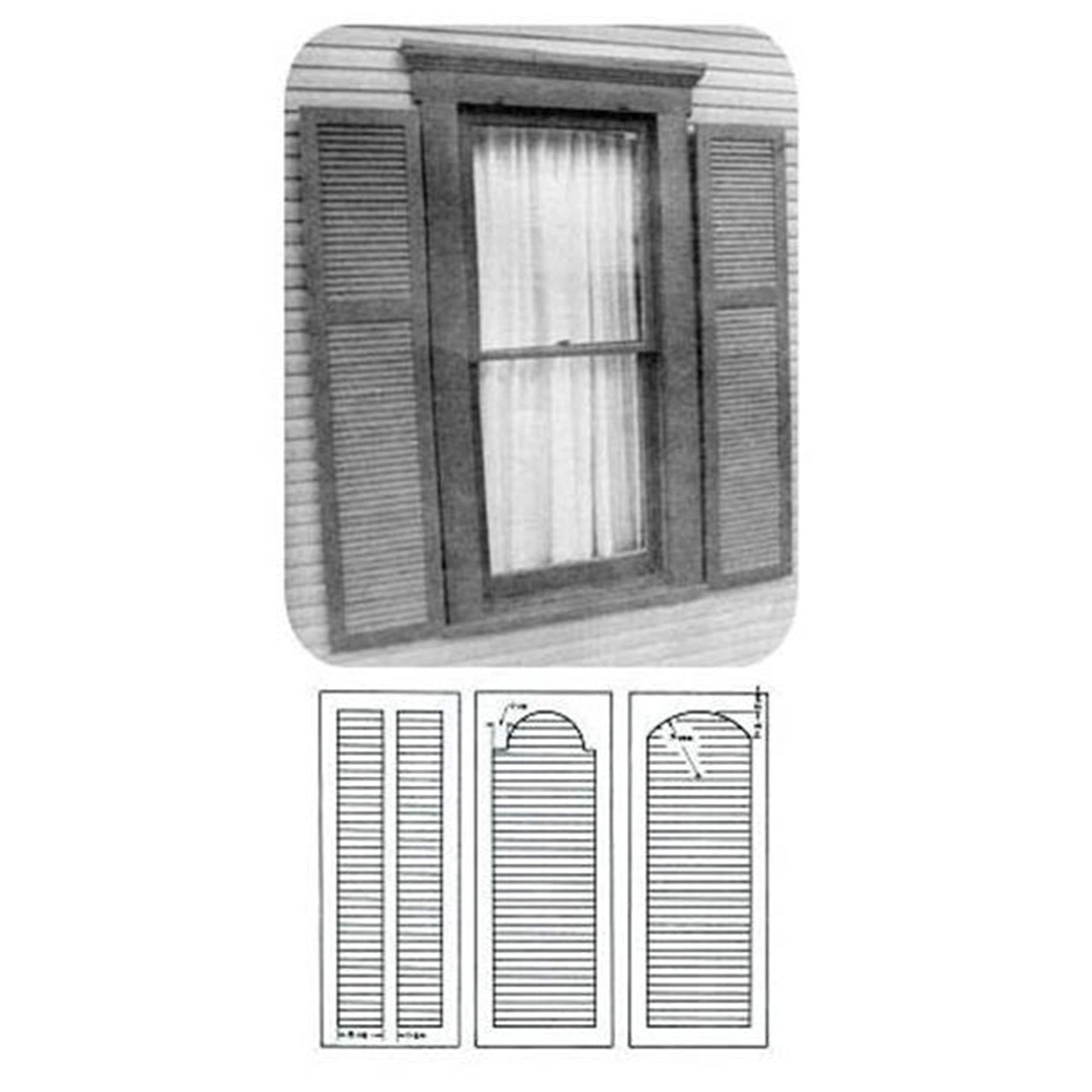 Woodworking Project Paper Plan to Build Plantation Shutter alt 0