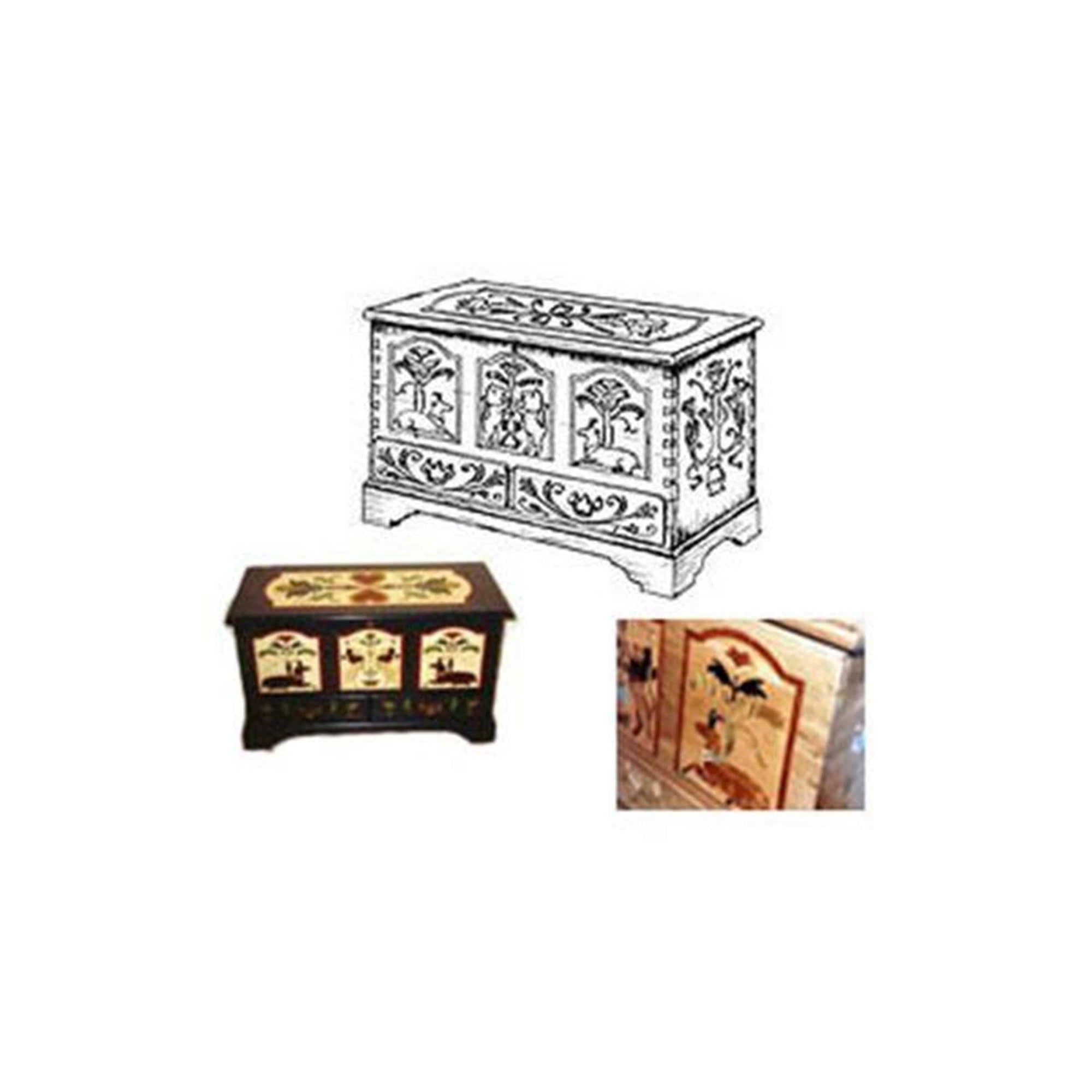 Woodworking Project Paper Plan to Build PA Dowery Chest alt 0