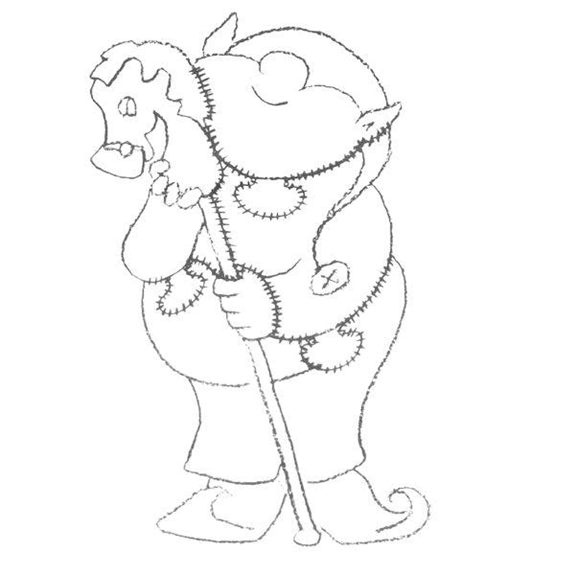 Woodworking Project Paper Plan to Build Elf with Horse alt 0