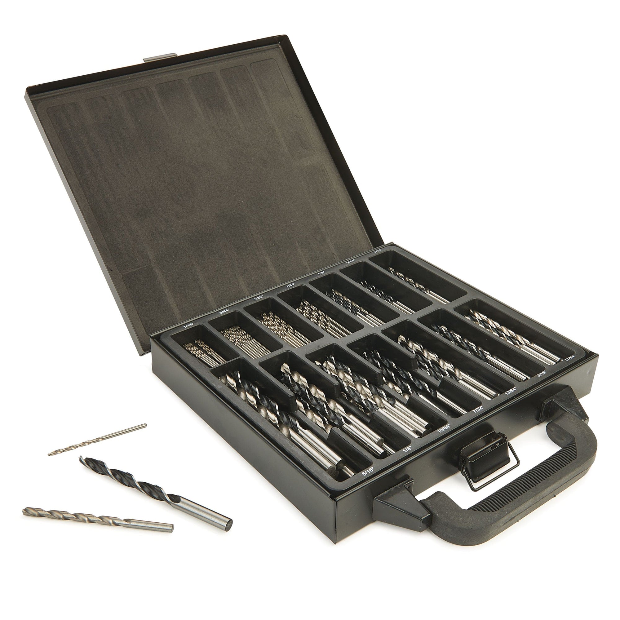 Combo Brad Point and Twist Drill Bit Set - 100 Piece alt 0