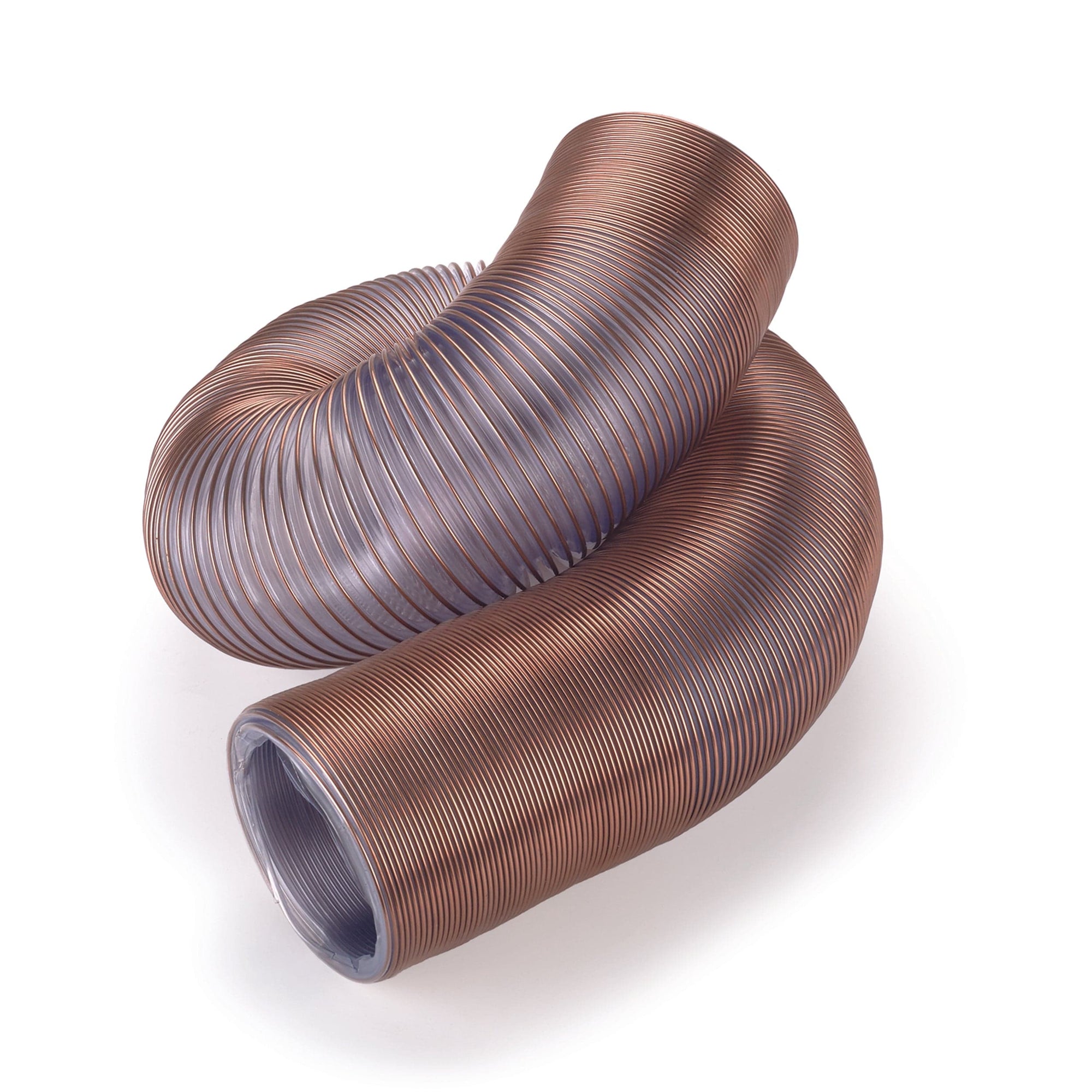 4" x 12' Flexadux R-4 Stretch Dust Collection Hose - Clear alt 0