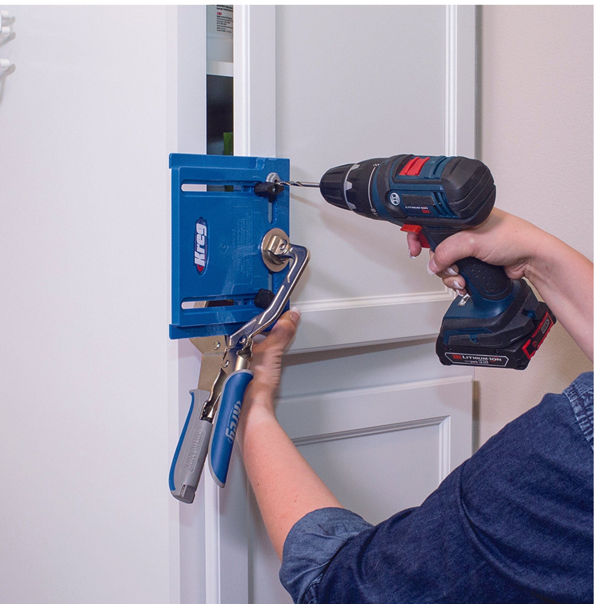 Cabinet Hardware Drilling Jig