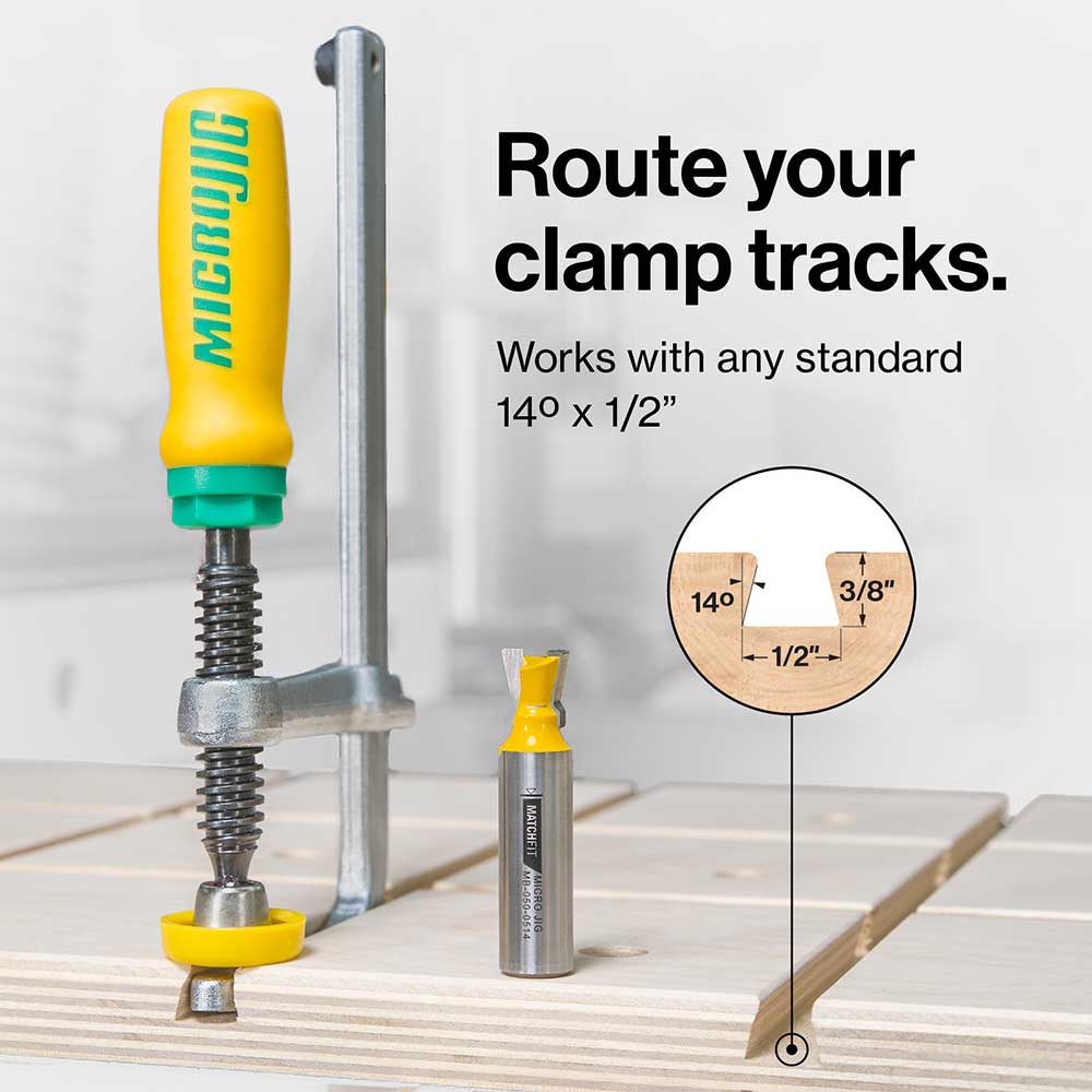 MATCHFIT Dovetail Fixture and Jig Clamps - 2 Piece
