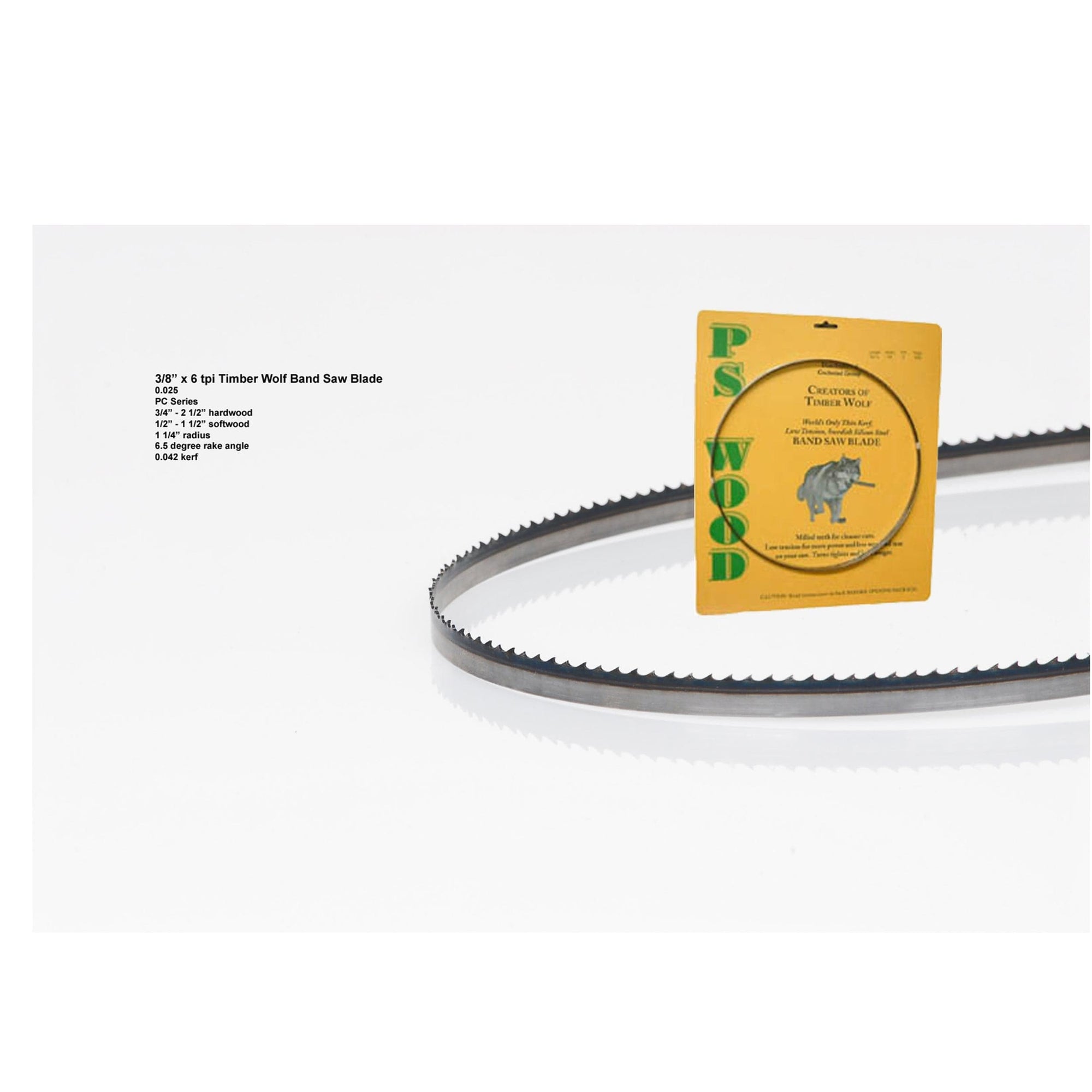 Bandsaw Blade - 162" x 3/8" x 6 TPI - Positive Claw alt 25