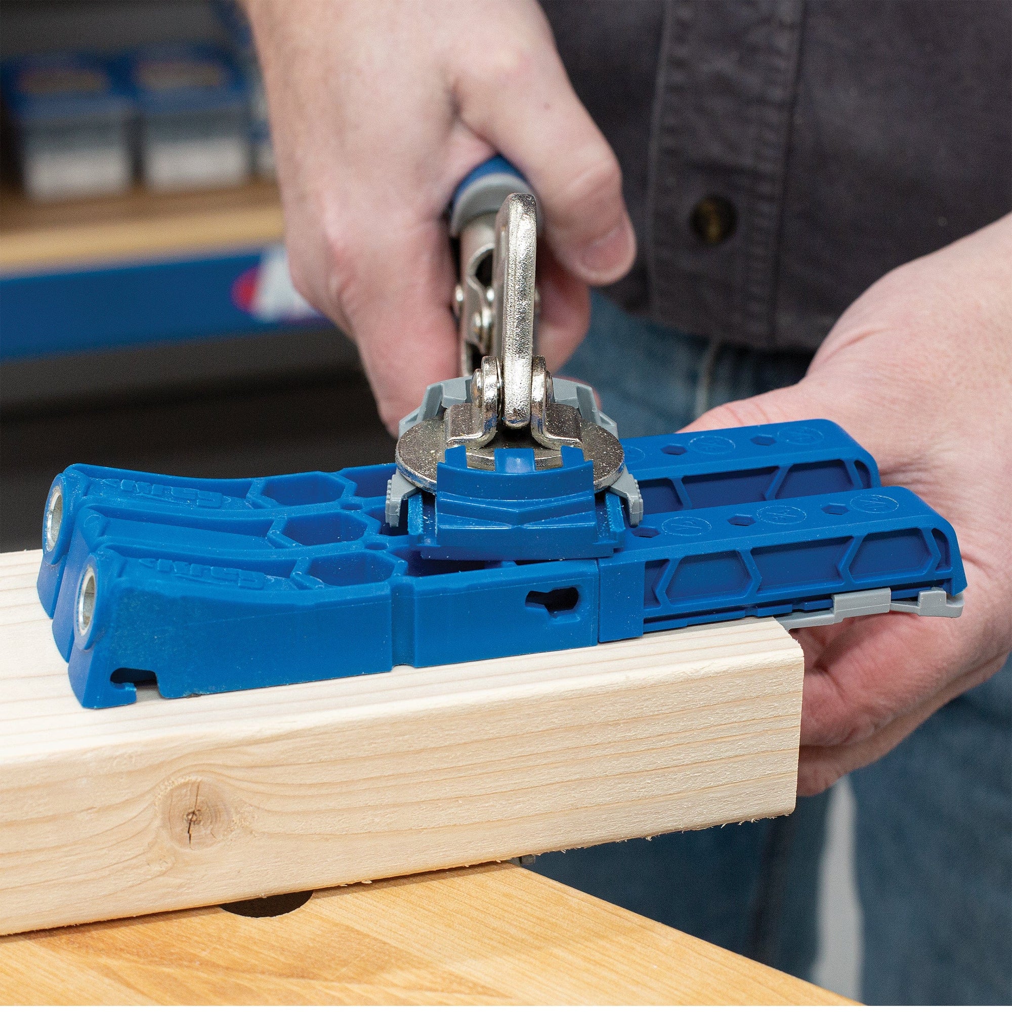 Double Drill Guide 320 Pocket-Hole Jig alt 0