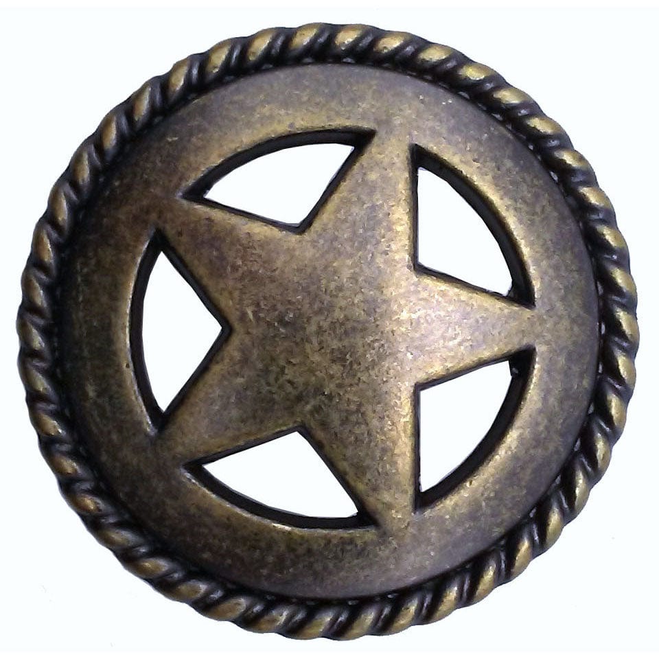 Star with Roped Edge, Brass Oxide alt 0