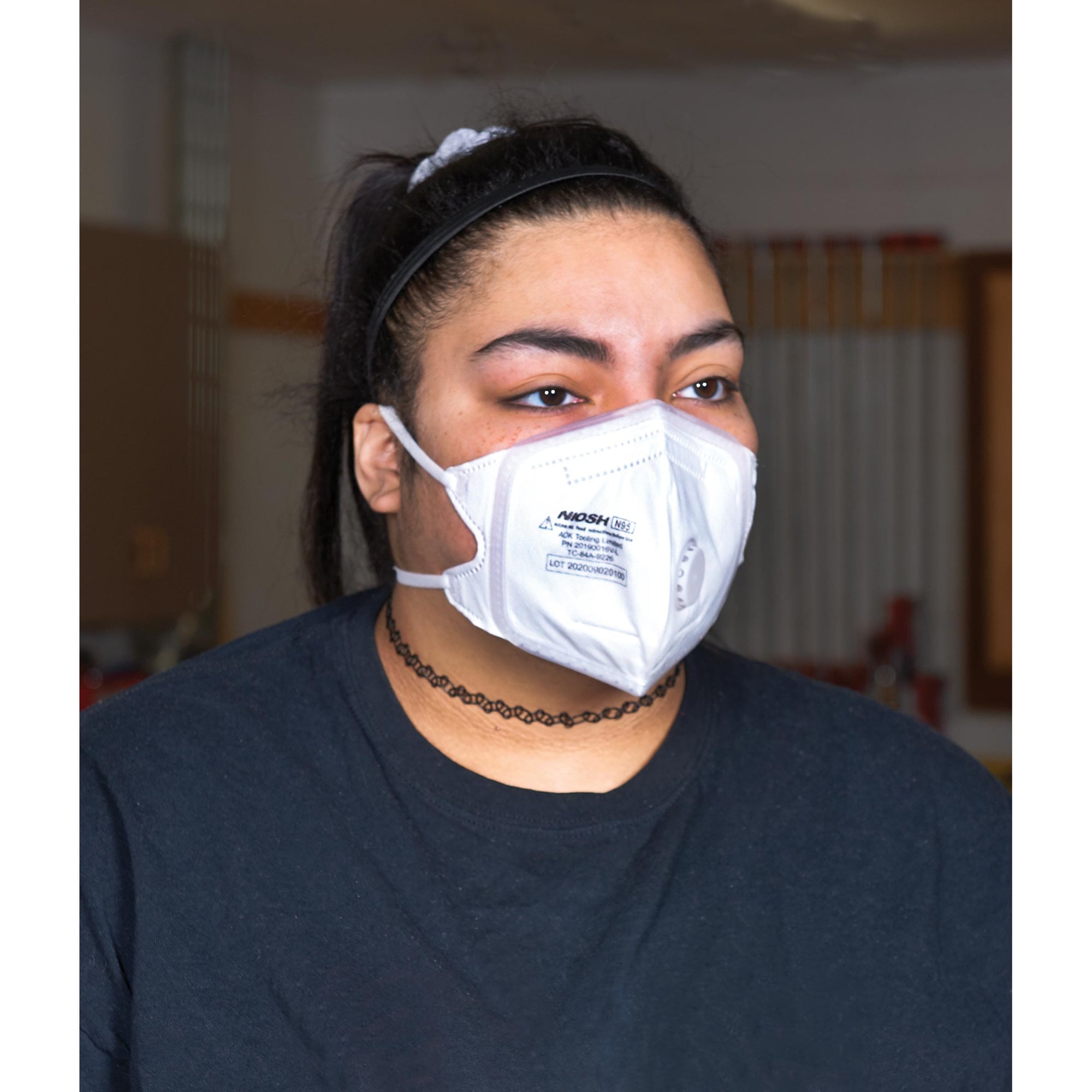 N95 V-Fold+ Valved Respirator with 360-Degree Silicone Seal - Small - 3 Pack alt 0