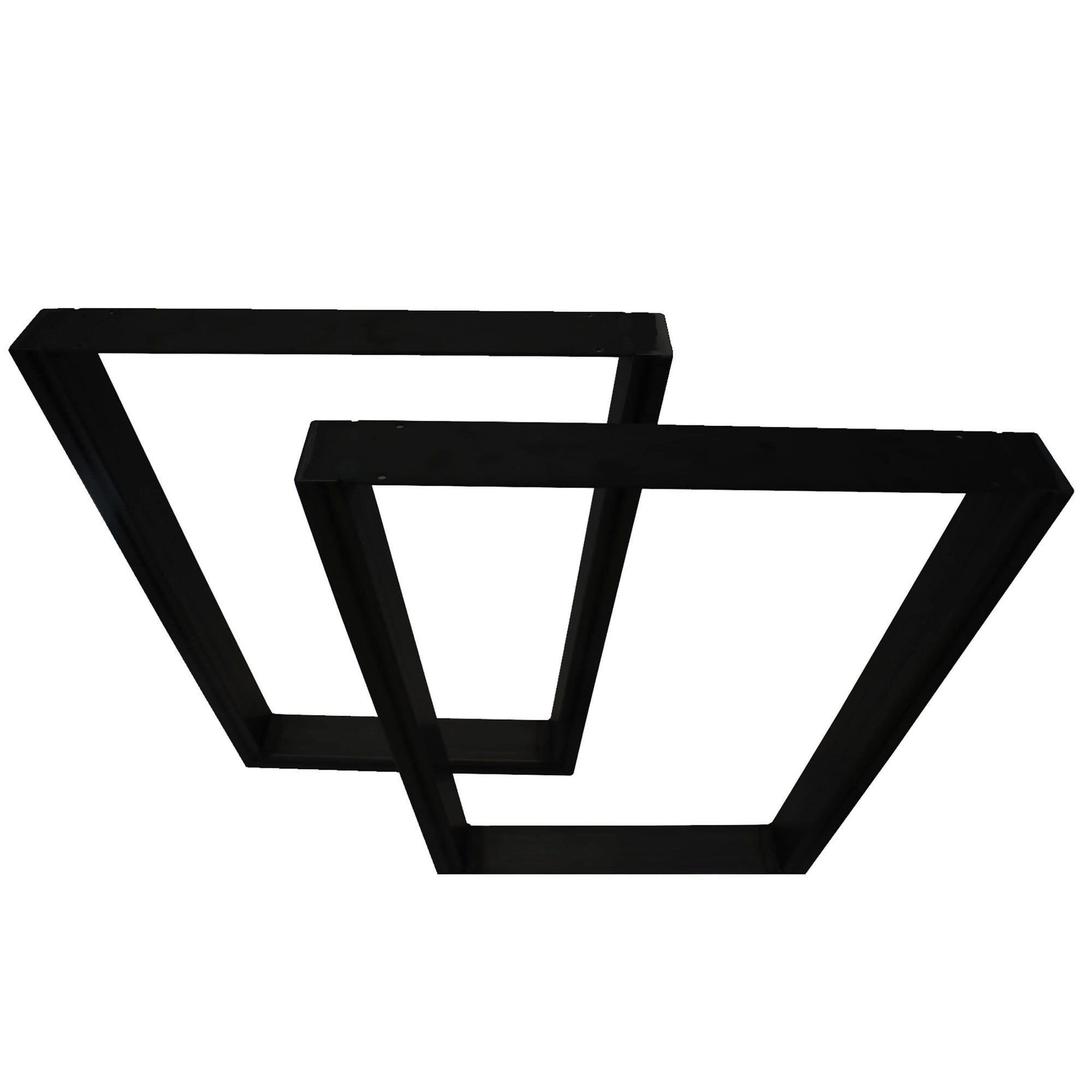 "V" Slab Legs 28" High Black Pair alt 0