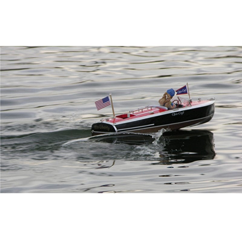 1938 Chris-Craft 16' Painted Racer Boat Model Kit alt 0