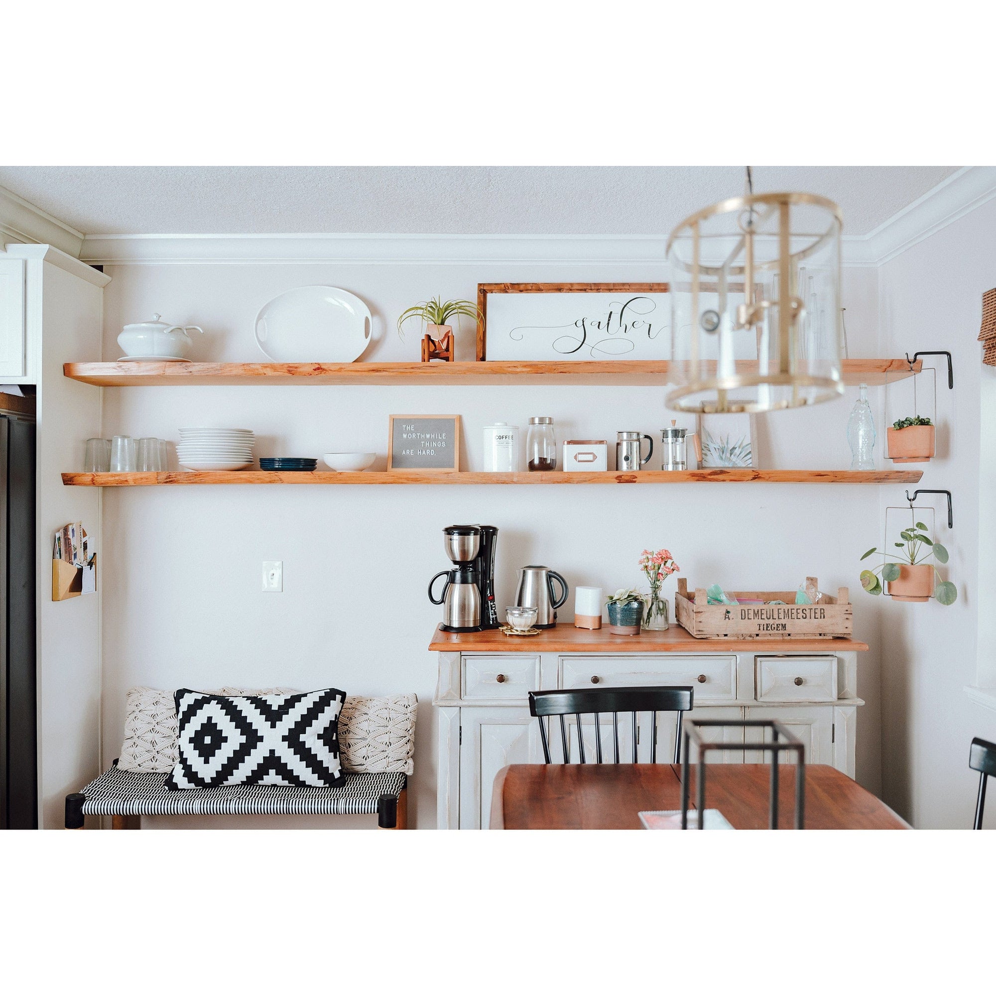 Floating Shelf Bracket - 42" Long alt 0