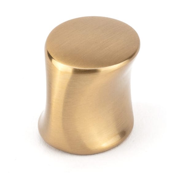 Contemporary Knob, 1-3/16" x 7/8", Aurum Brushed Gold alt 0