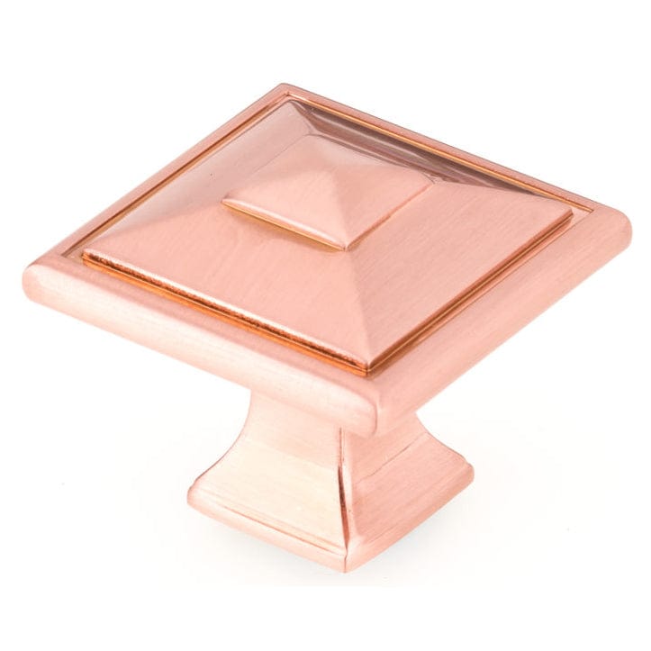 Transitional Knob, 1-1/2" x 1-1/2", Rose Gold alt 0