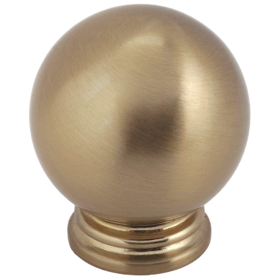 Traditional Knob, 1-3/16" D, Champagne Bronze alt 0