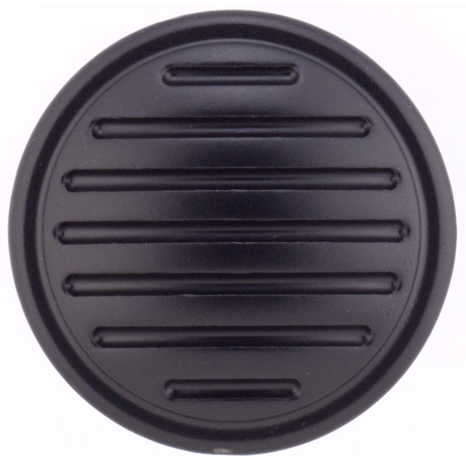 Contemporary Knob, 1-3/16" D, Matte Black alt 0