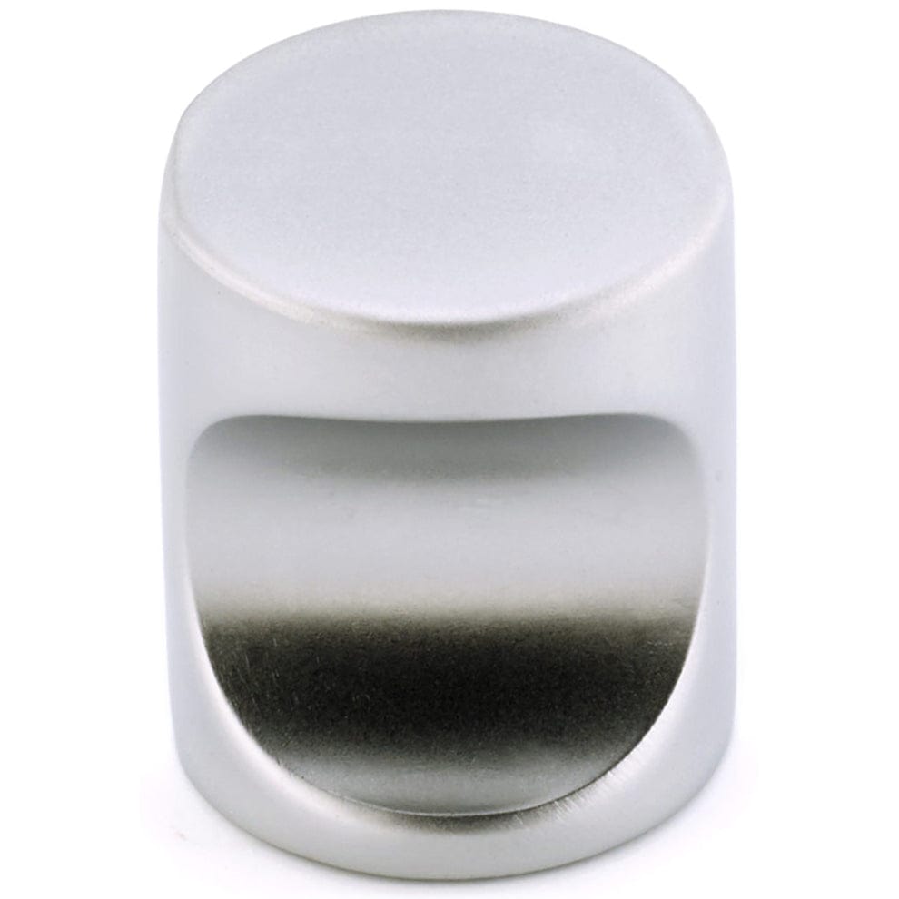 Contemporary Knob, 13/16" D, Matte Chrome alt 0
