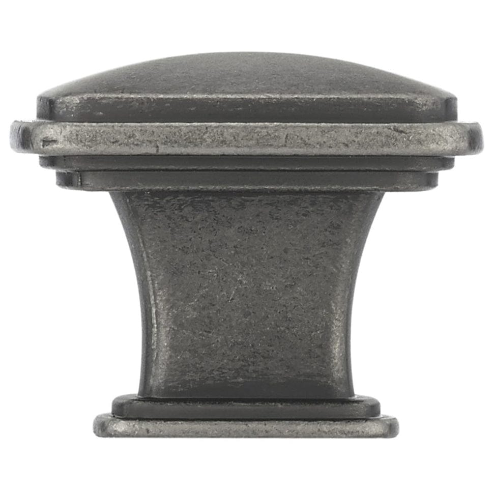 Transitional Knob, 1-7/32" x 1-7/32", Pewter alt 0