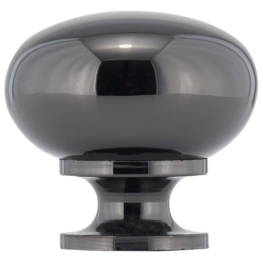 Traditional Knob, 1-1/4" D, Black Nickel alt 0
