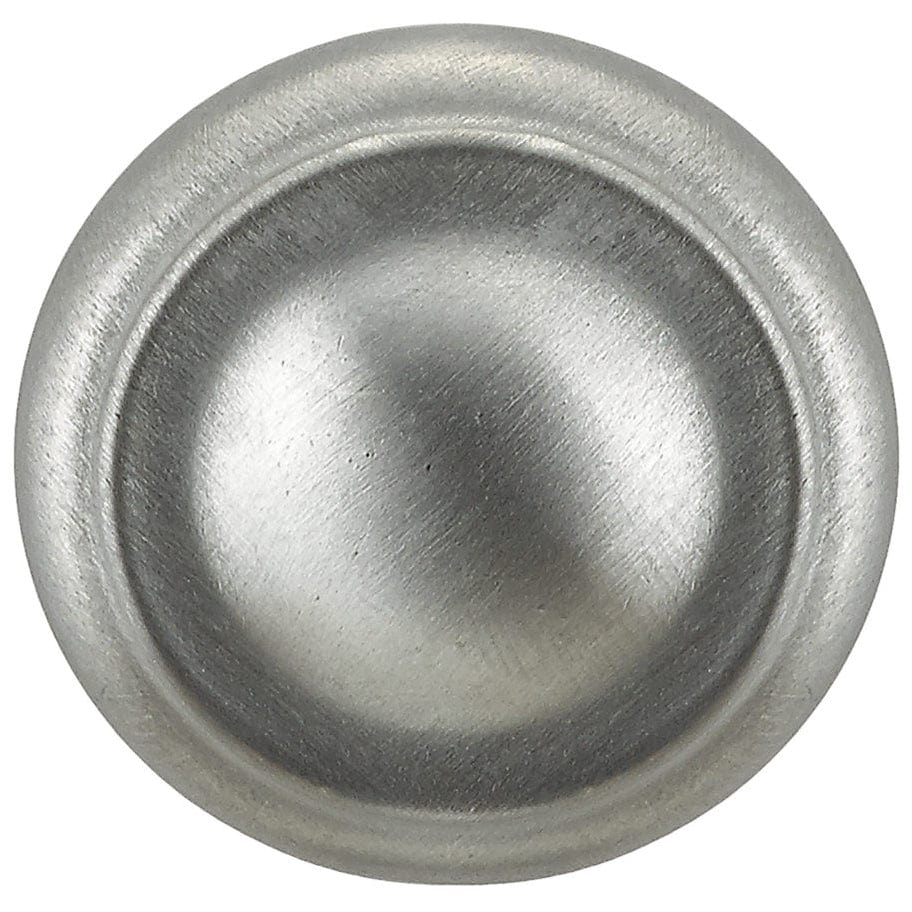 Traditional Knob, 1-3/16" D, Brushed Chrome alt 0