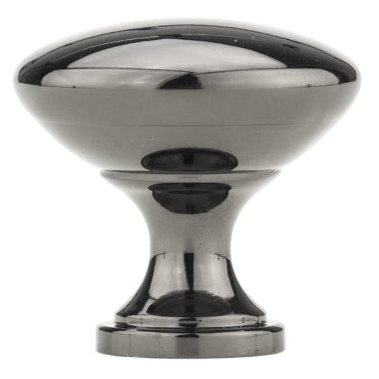 Traditional Knob, 1-3/16" D, Black Nickel alt 0