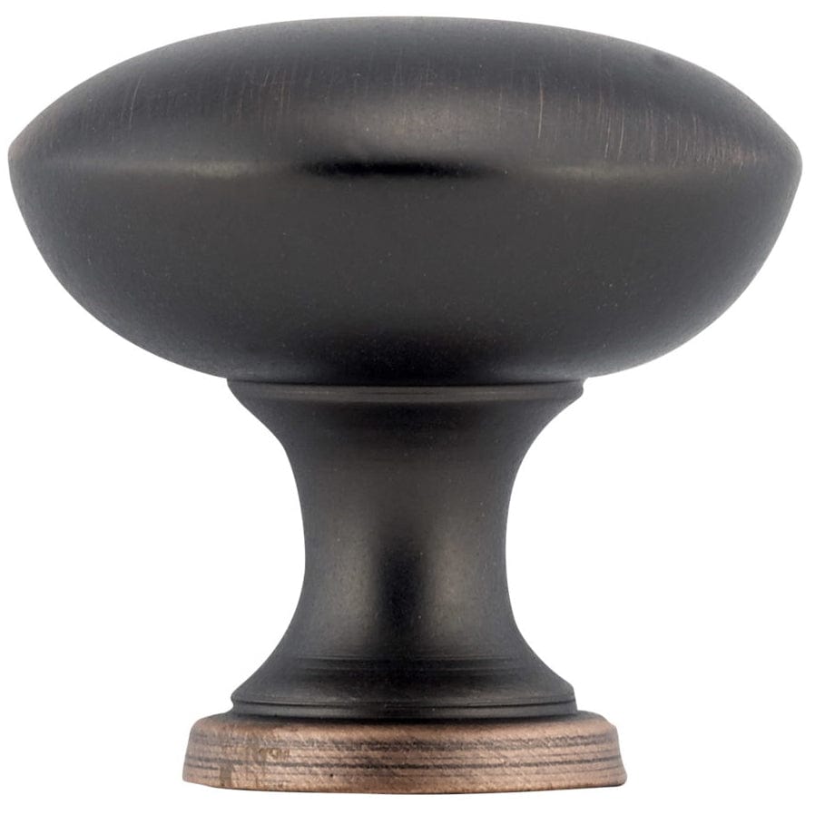 Traditional Knob, 1-3/16" D, Brushed Oil-Rubbed Bronze alt 0