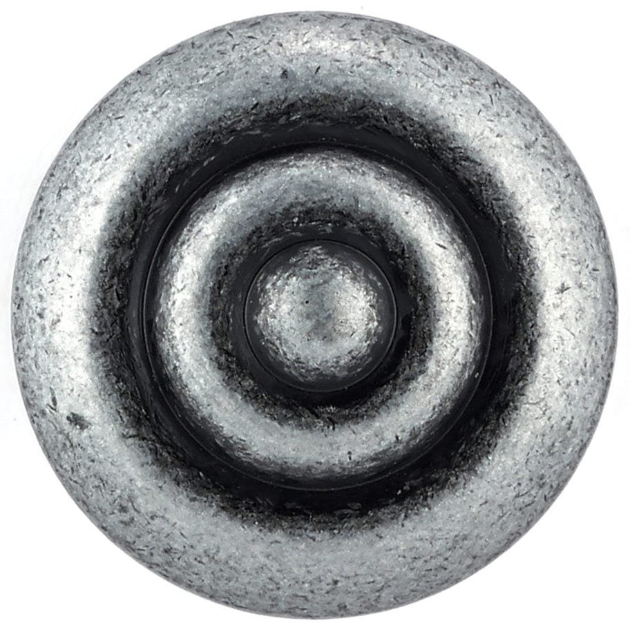 Traditional Knob, 1-1/4" D, Wrought Iron alt 0