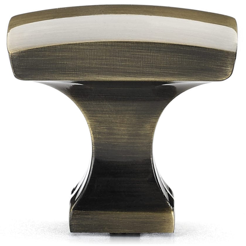 Transitional Knob, 1-5/16" x 1-5/16", Antique English alt 0