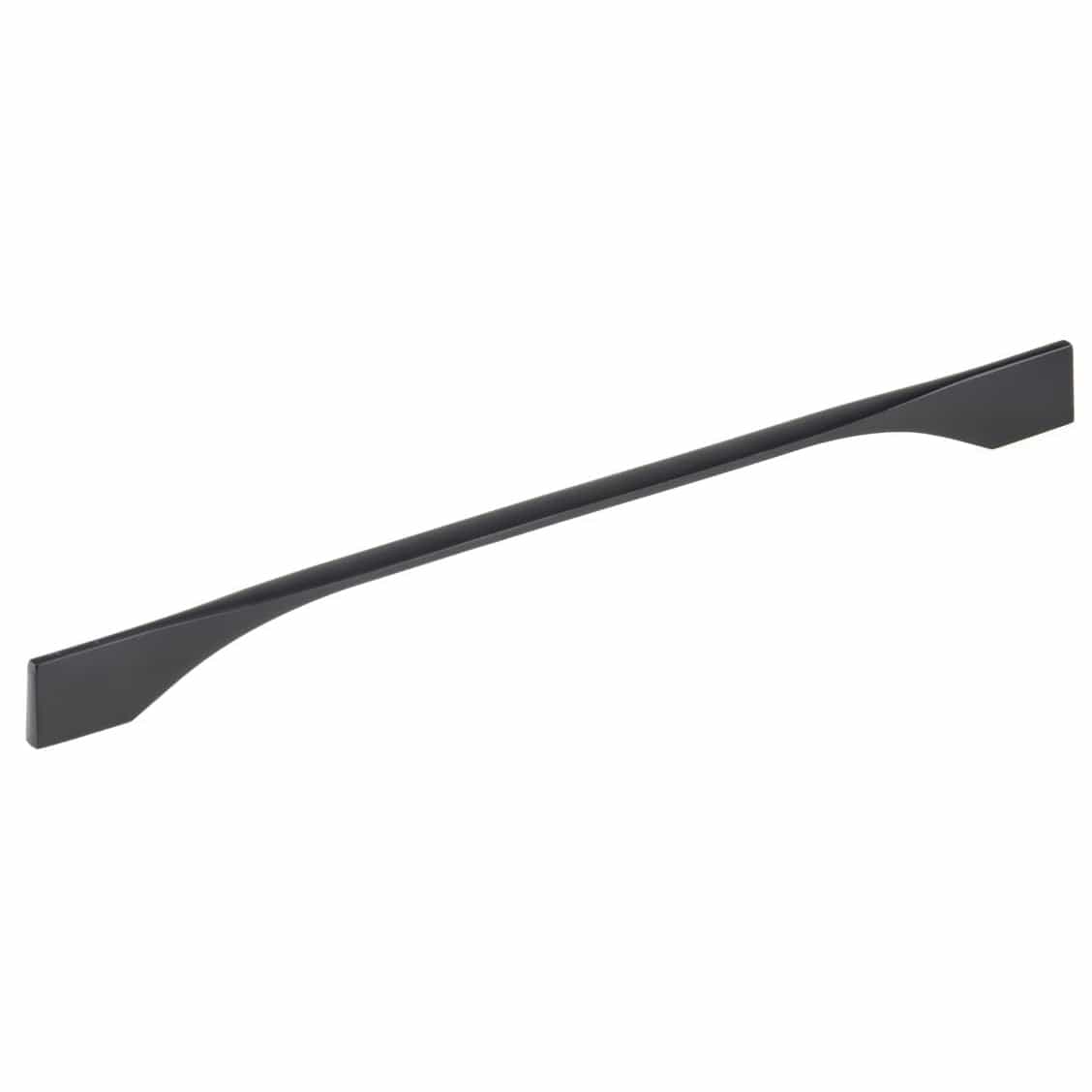 Contemporary Pull, 11-3/8" to 12-5/8" Center-to-Center, Matte Black alt 0