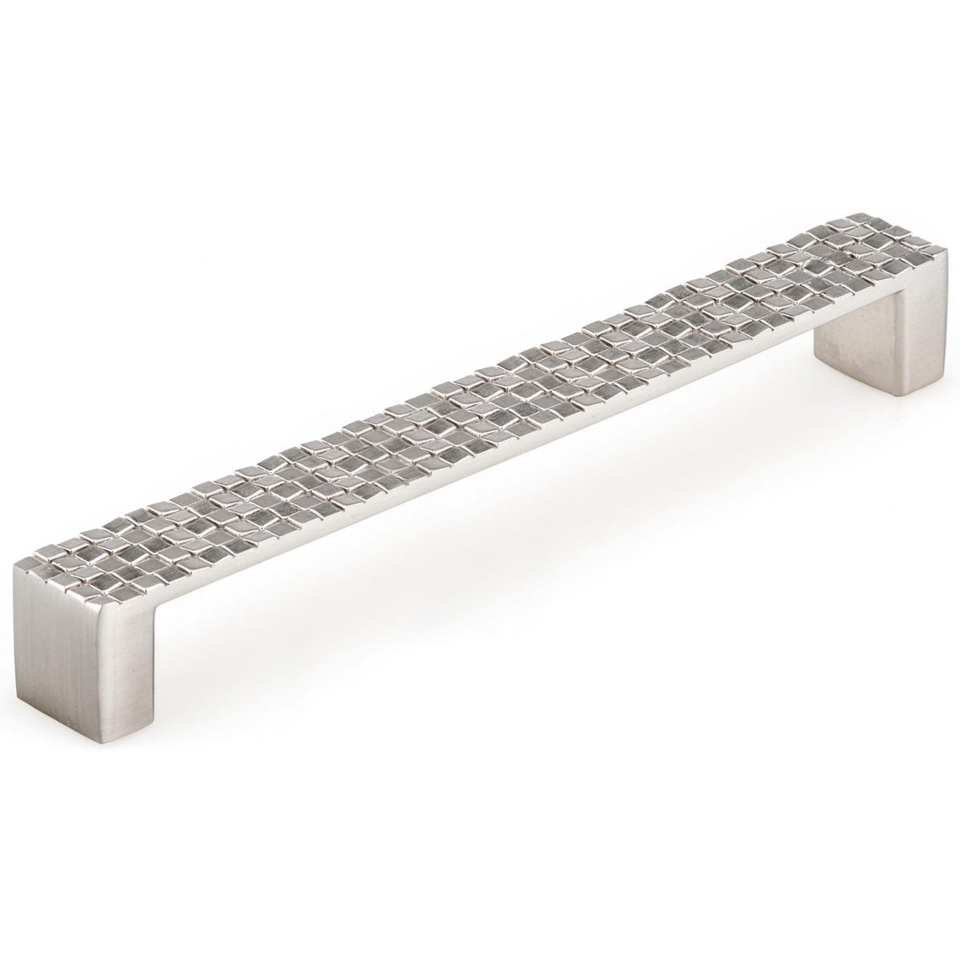 Contemporary Pull, 7-9/16" Center-to-Center, Brushed Nickel alt 0