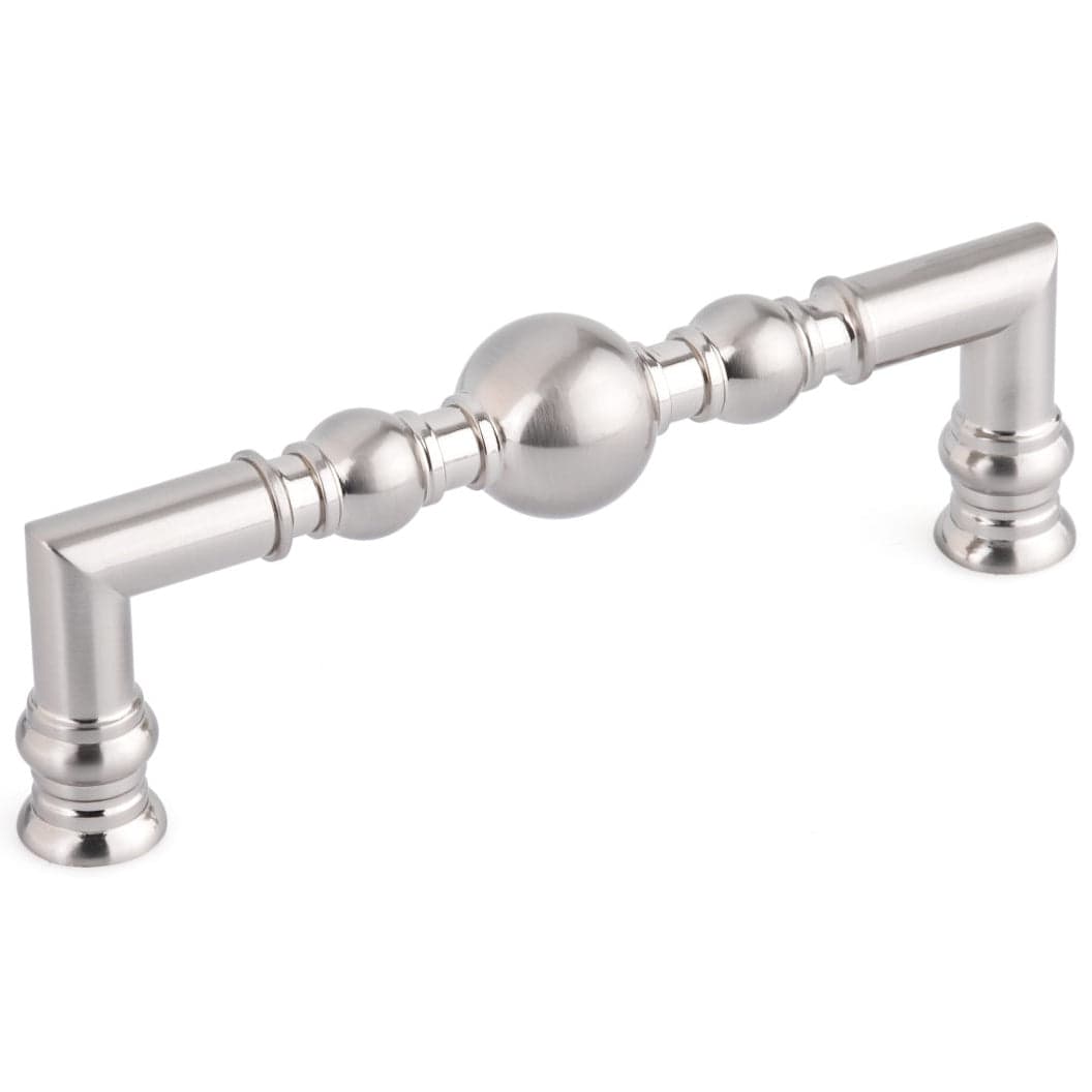 Traditional Pull, 5-1/16" Center-to-Center, Brushed Nickel alt 0
