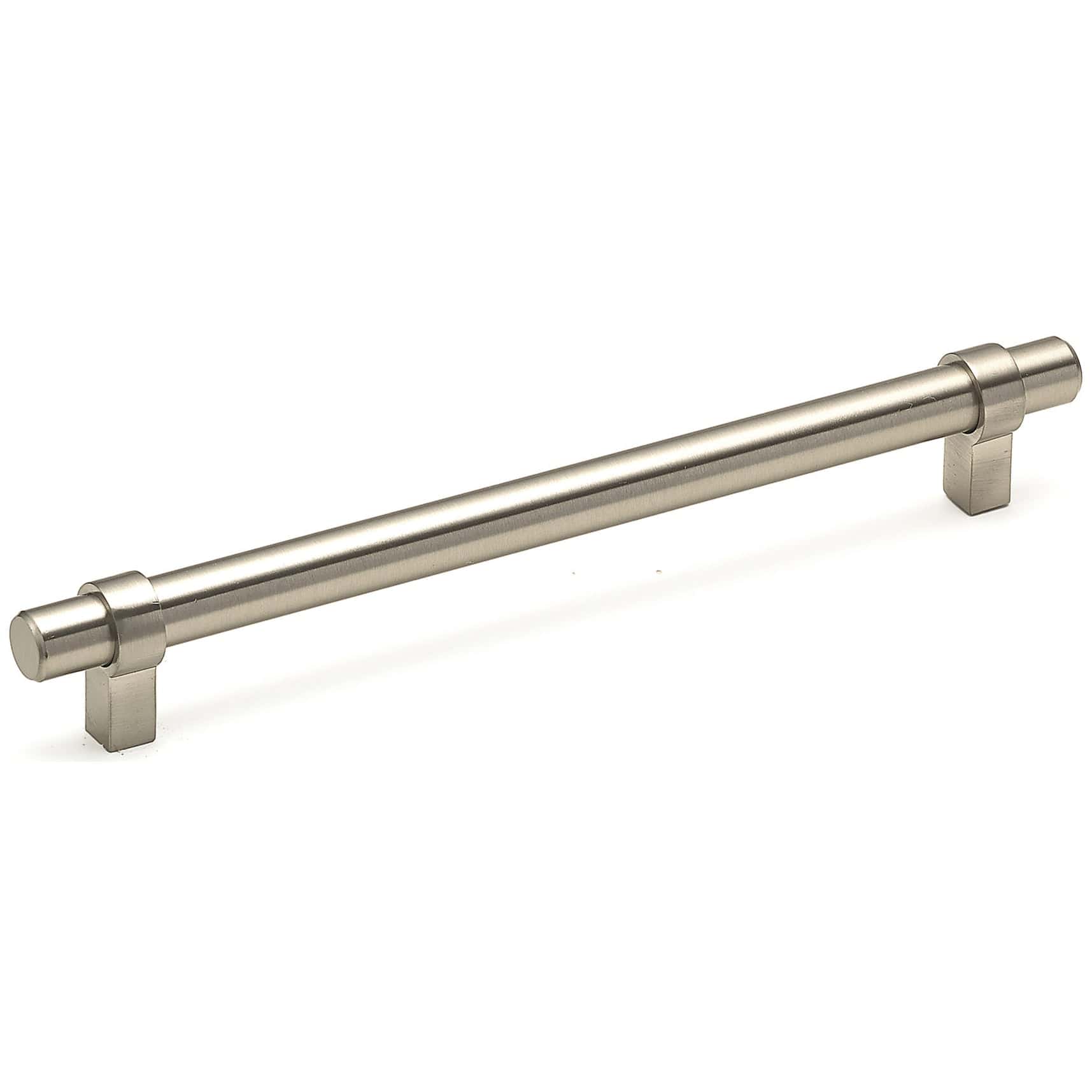 Contemporary Pull, 7-9/16" Center-to-Center, Brushed Nickel alt 0
