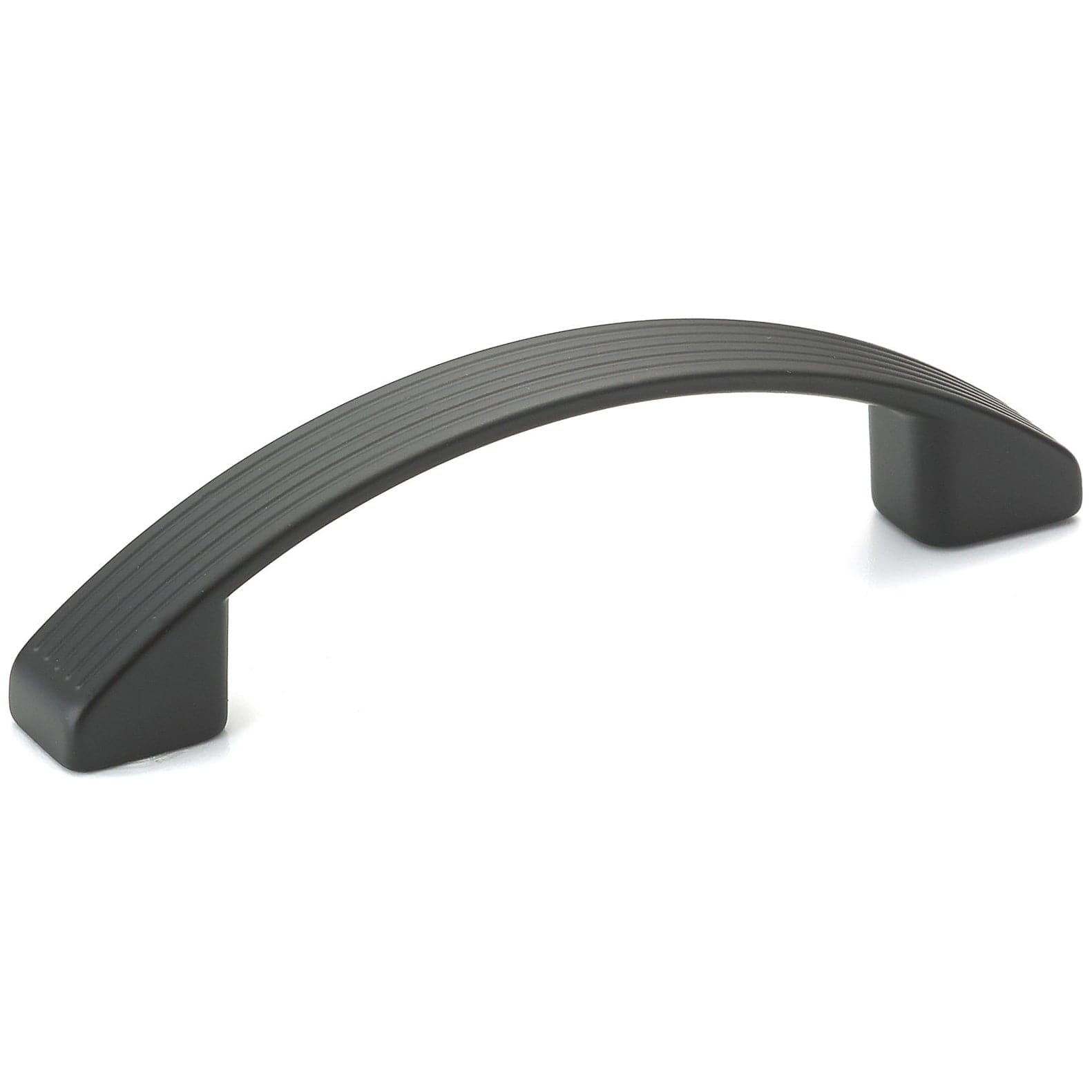 Contemporary Pull, 3-3/4" Center-to-Center, Matte Black alt 0