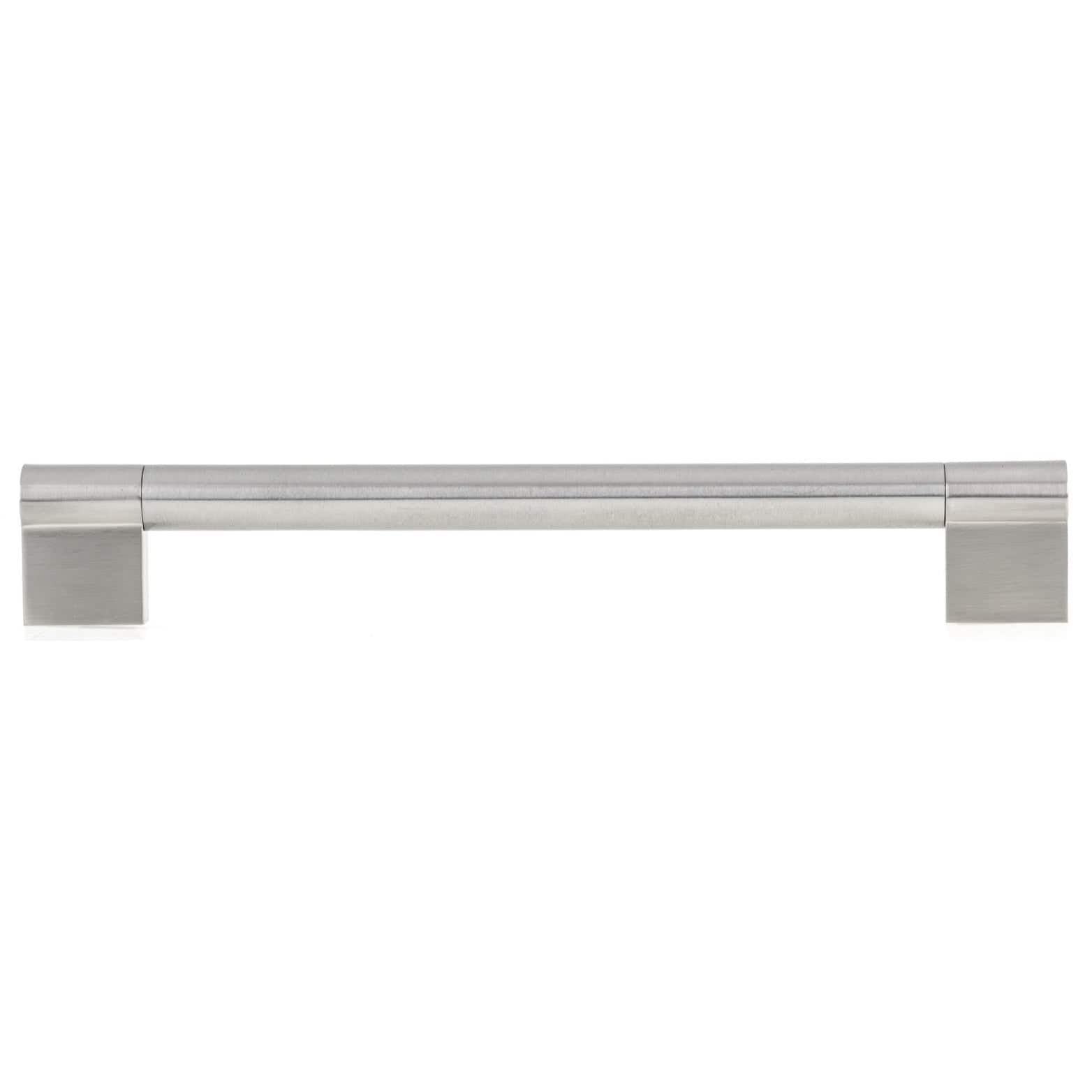 Contemporary Pull, 7-9/16" Center-to-Center, Brushed Nickel alt 0