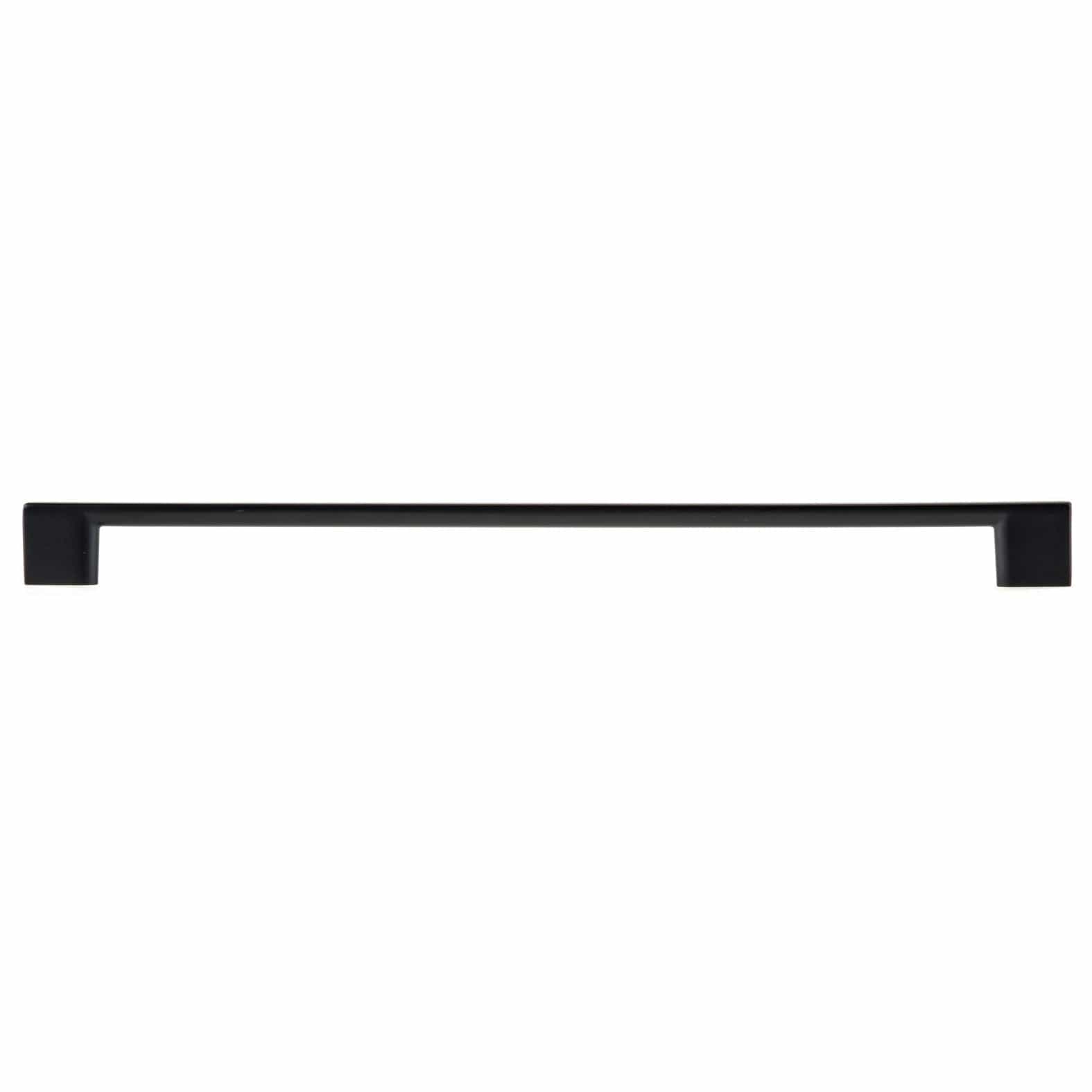 Contemporary Pull, 12-5/8" Center-to-Center, Matte Black alt 0