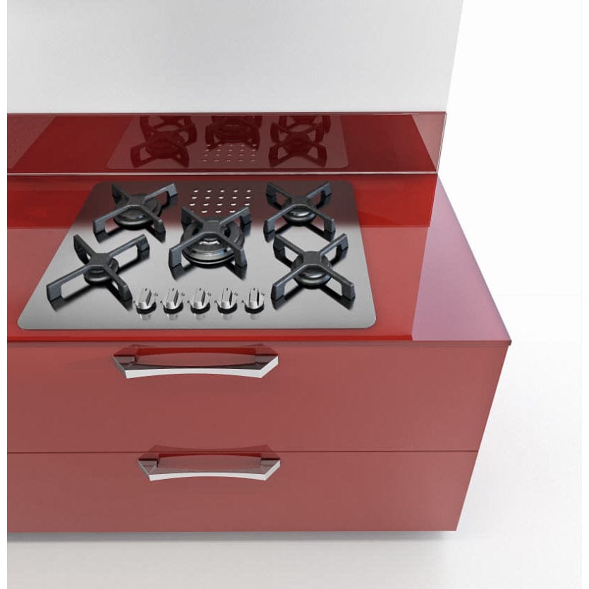 Contemporary Pull, 7-9/16" Center-to-Center, Chrome alt 0