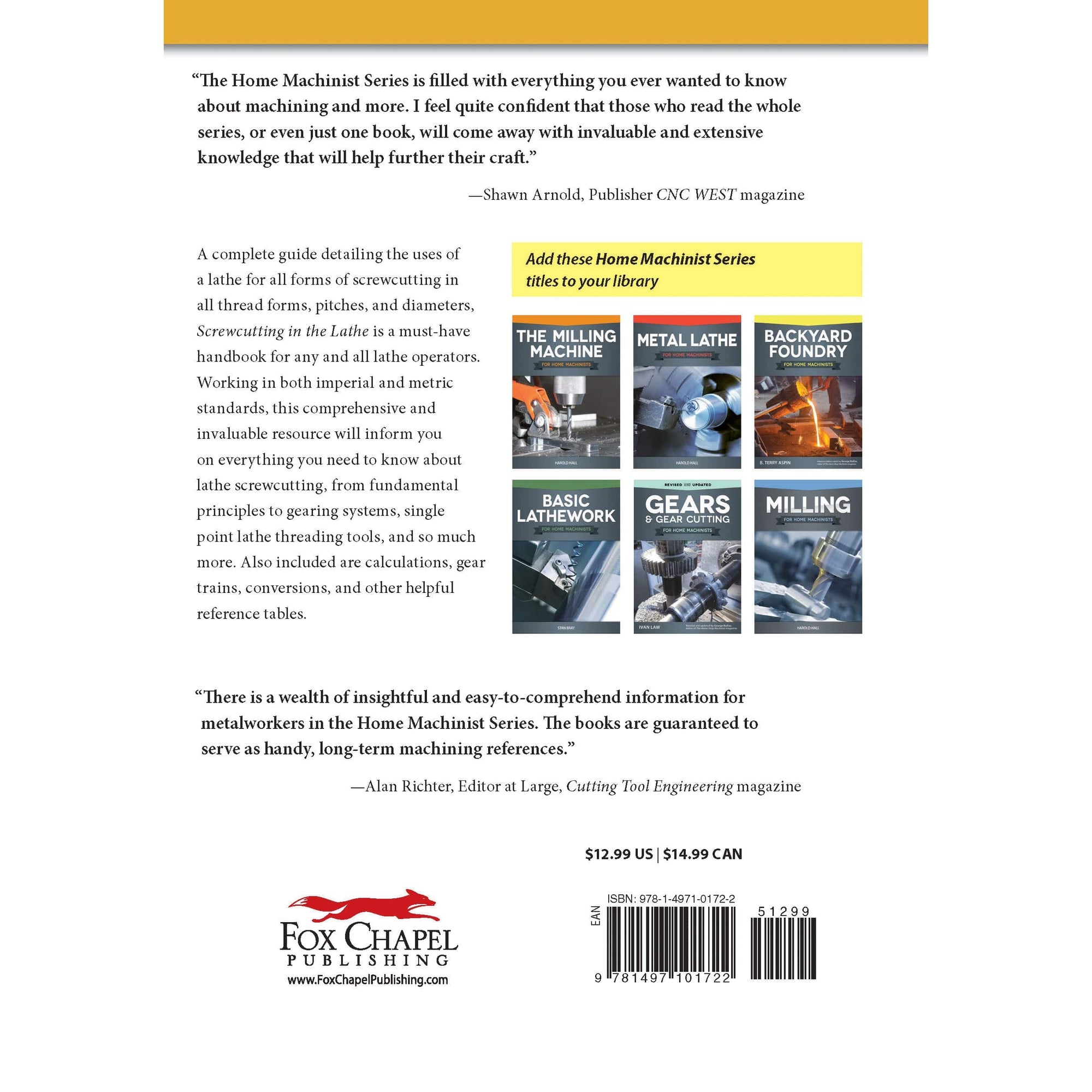 Screwcutting in the Lathe for Home Machinists alt 0