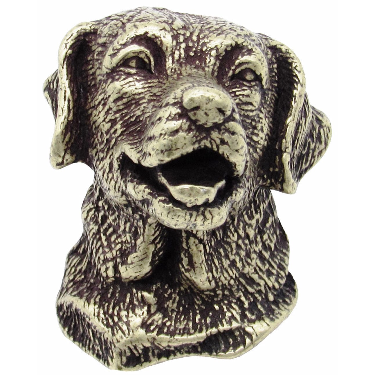 Golden Retriever Knob Brass Oxide alt 0