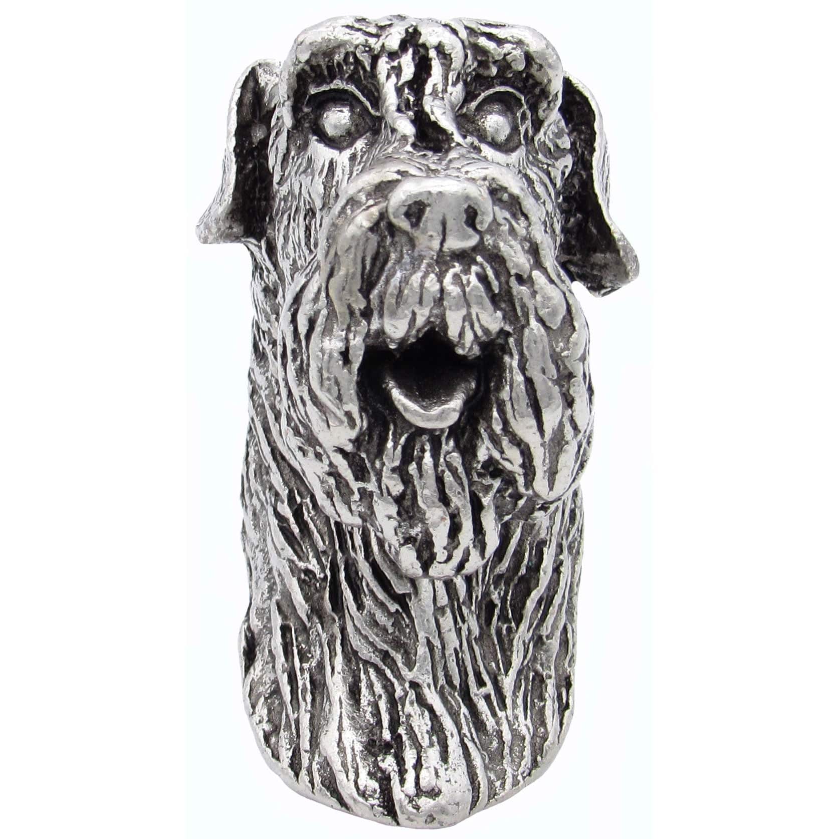 Schnauzer Knob Pewter Oxide alt 0