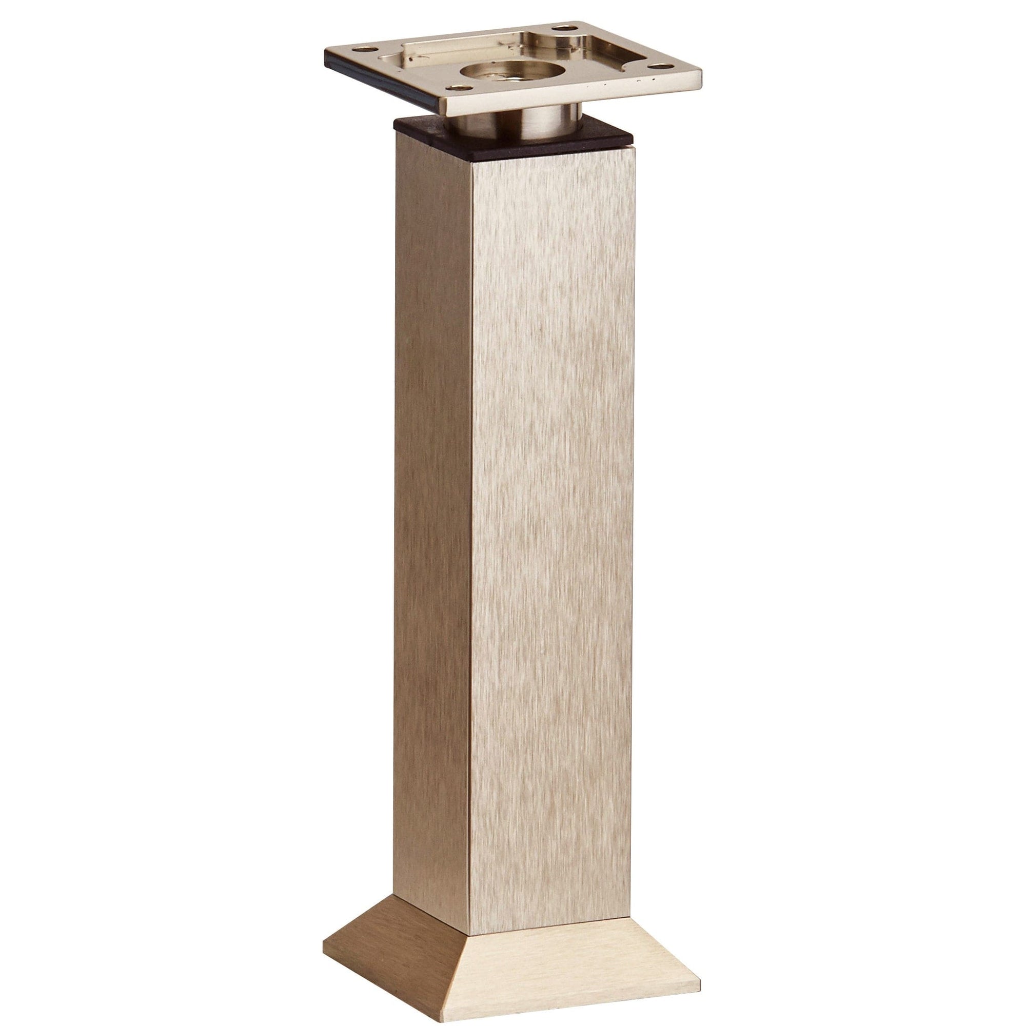 5-29/32" (150 mm) Vintage Adjustable Square Legs Stainless Steel alt 0