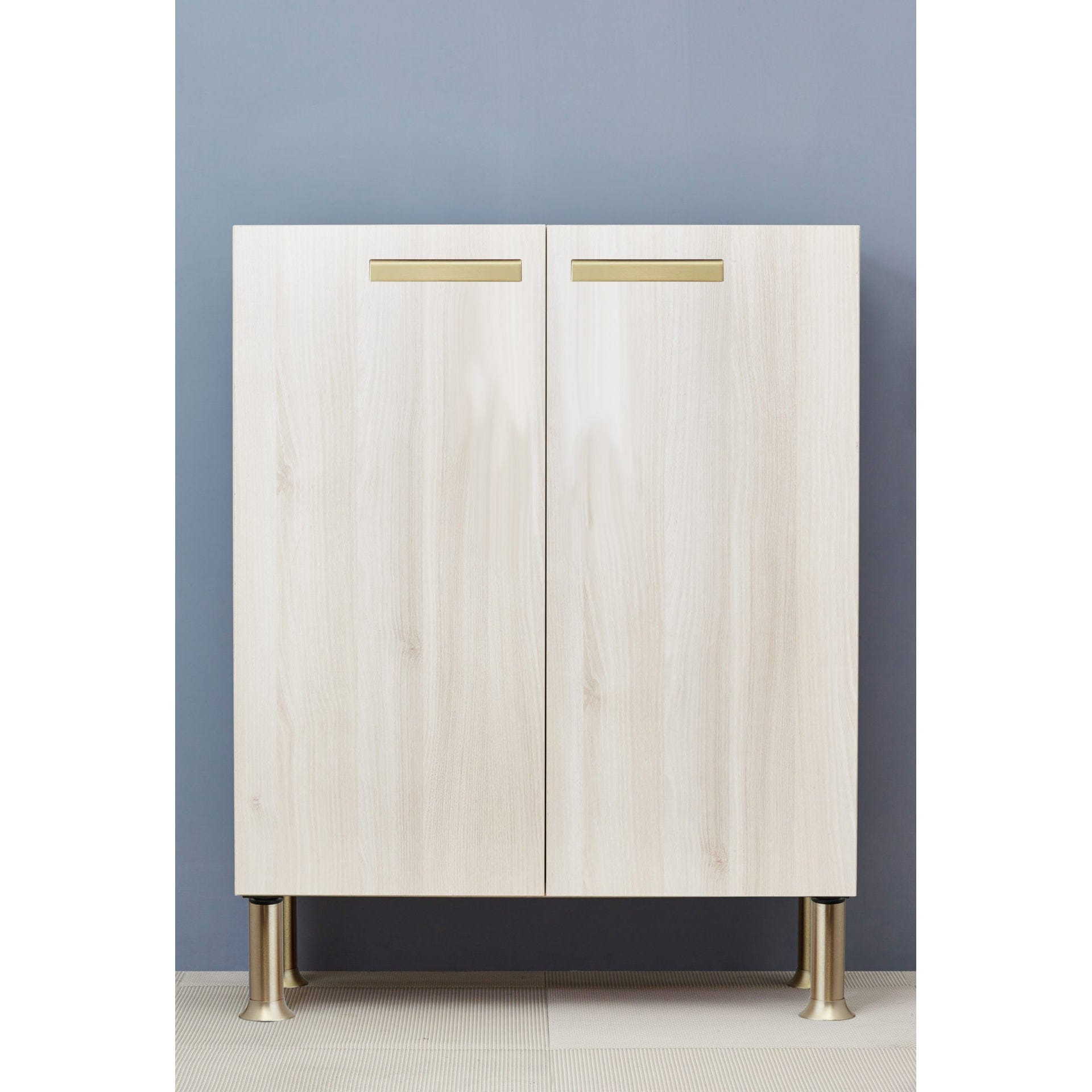 5-29/32" (150 mm) Vintage Adjustable Round Leg Rustic Iron alt 0