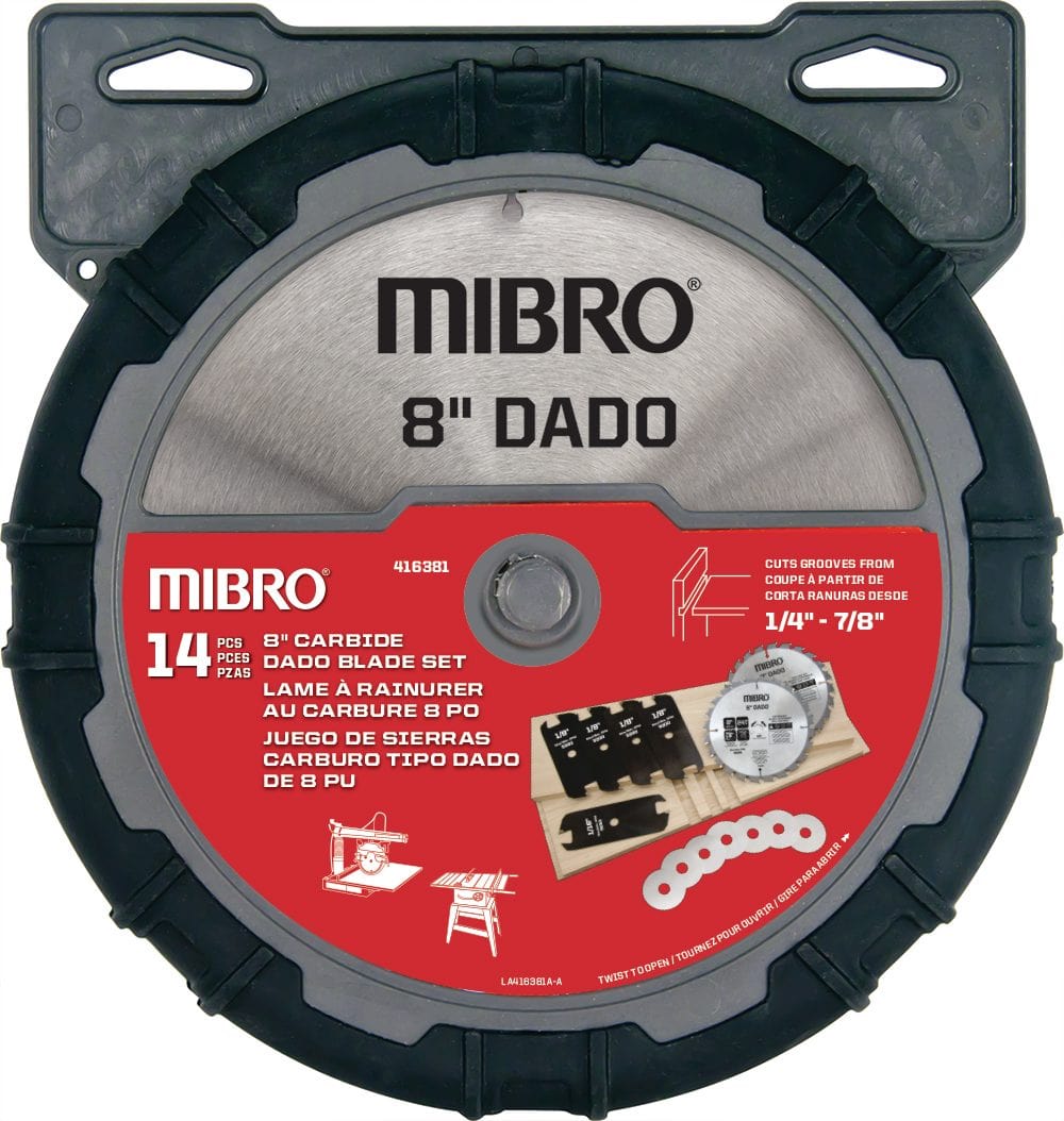 8" Dado Circular Saw Blade Set alt 0