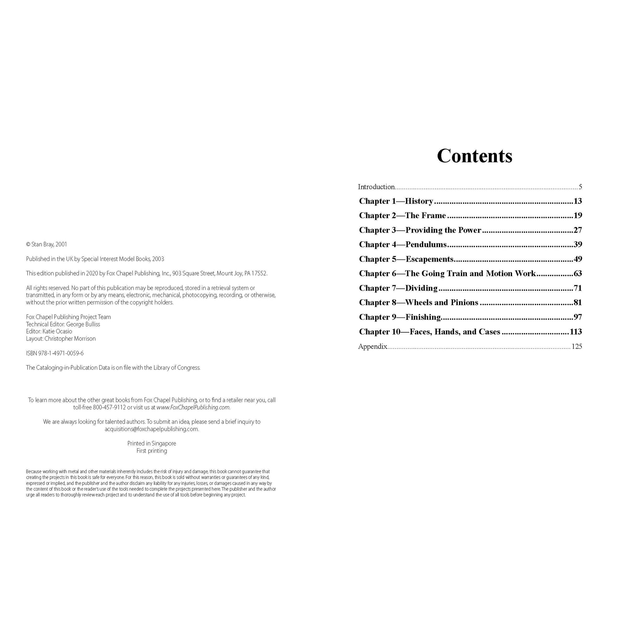 Making Metal Clockworks for Home Machinists alt 0