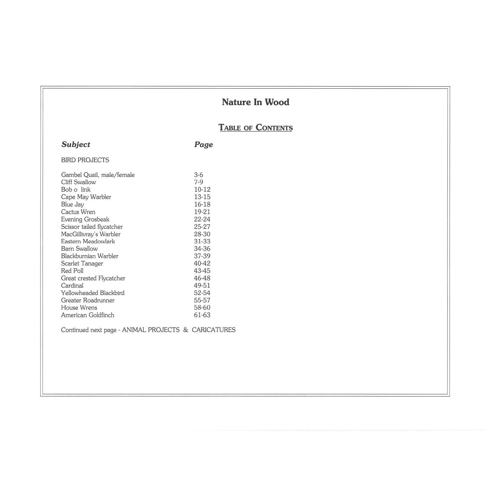 Nature in Wood Book Three alt 0