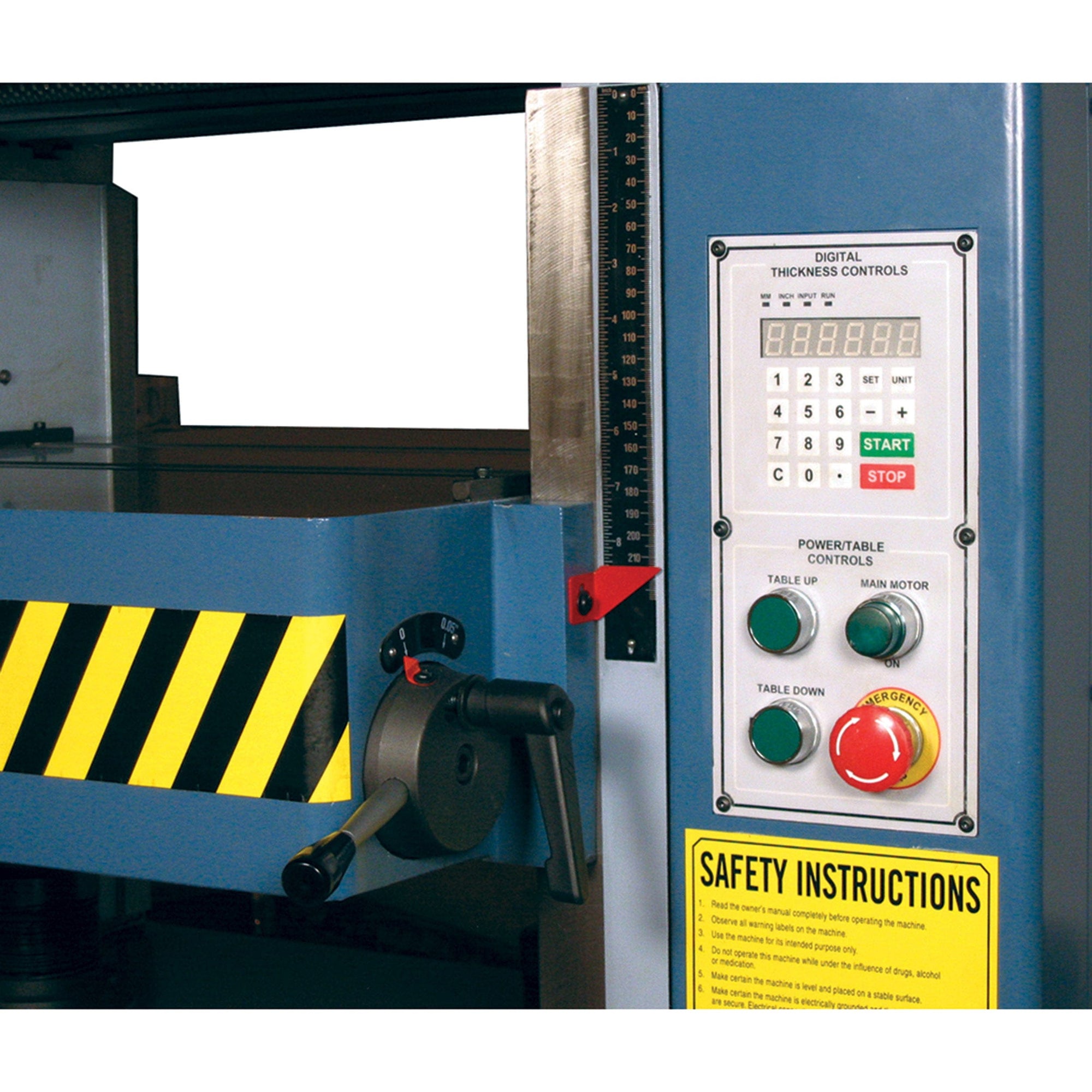 25” Planer with Byrd Shelix Cutterhead 10HP 1Ph alt 0