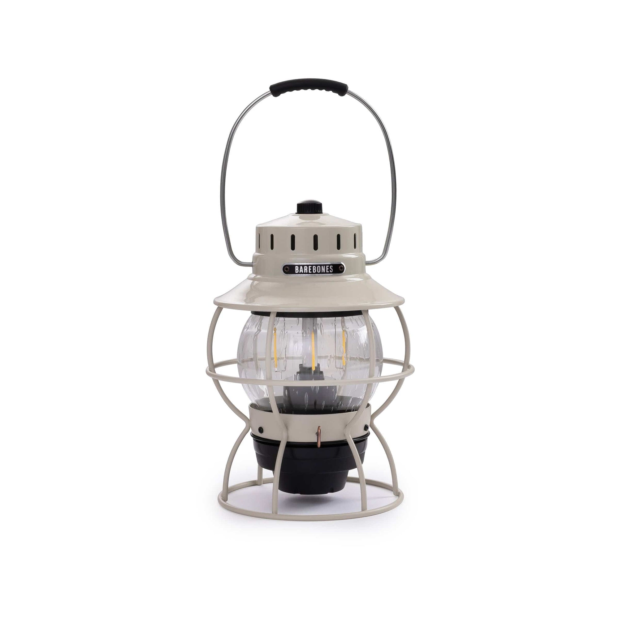 Railroad Lantern Vintage White alt 0