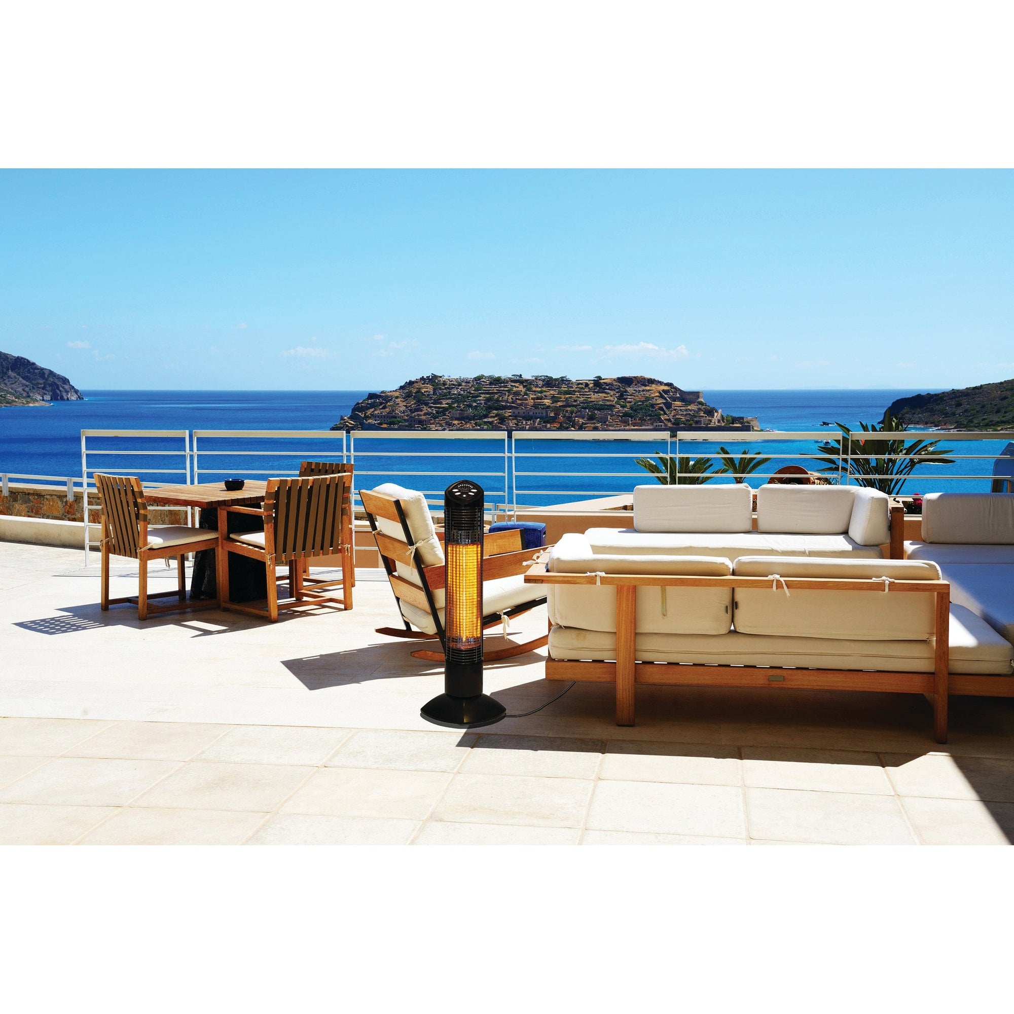 Westinghouse Infrared Electric Outdoor Heater - Freestanding Oscillating With Remote alt 0