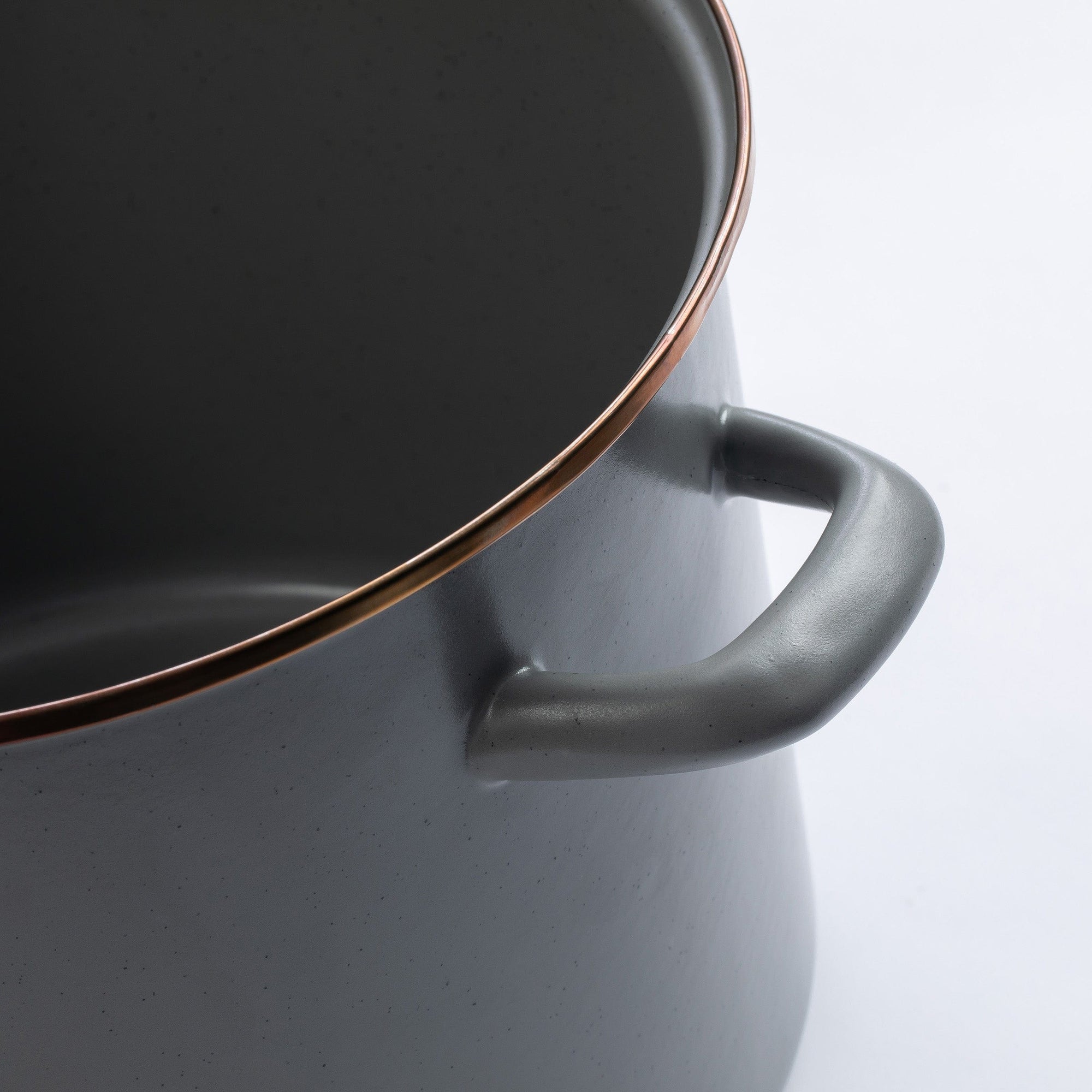 Enamel Stock Pot Slate Gray Indoor/Outdoor alt 0