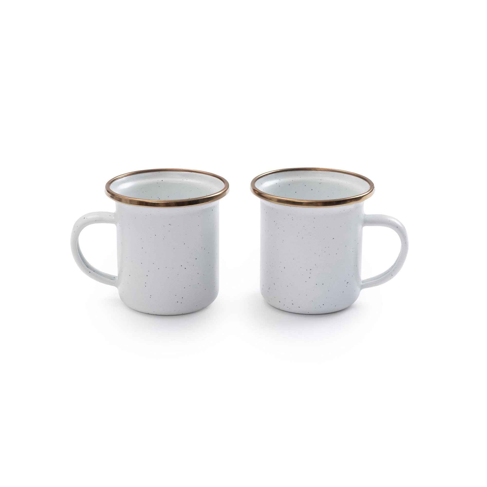 Enamel Espresso Cup Set Eggshell Indoor/Outdoor alt 0